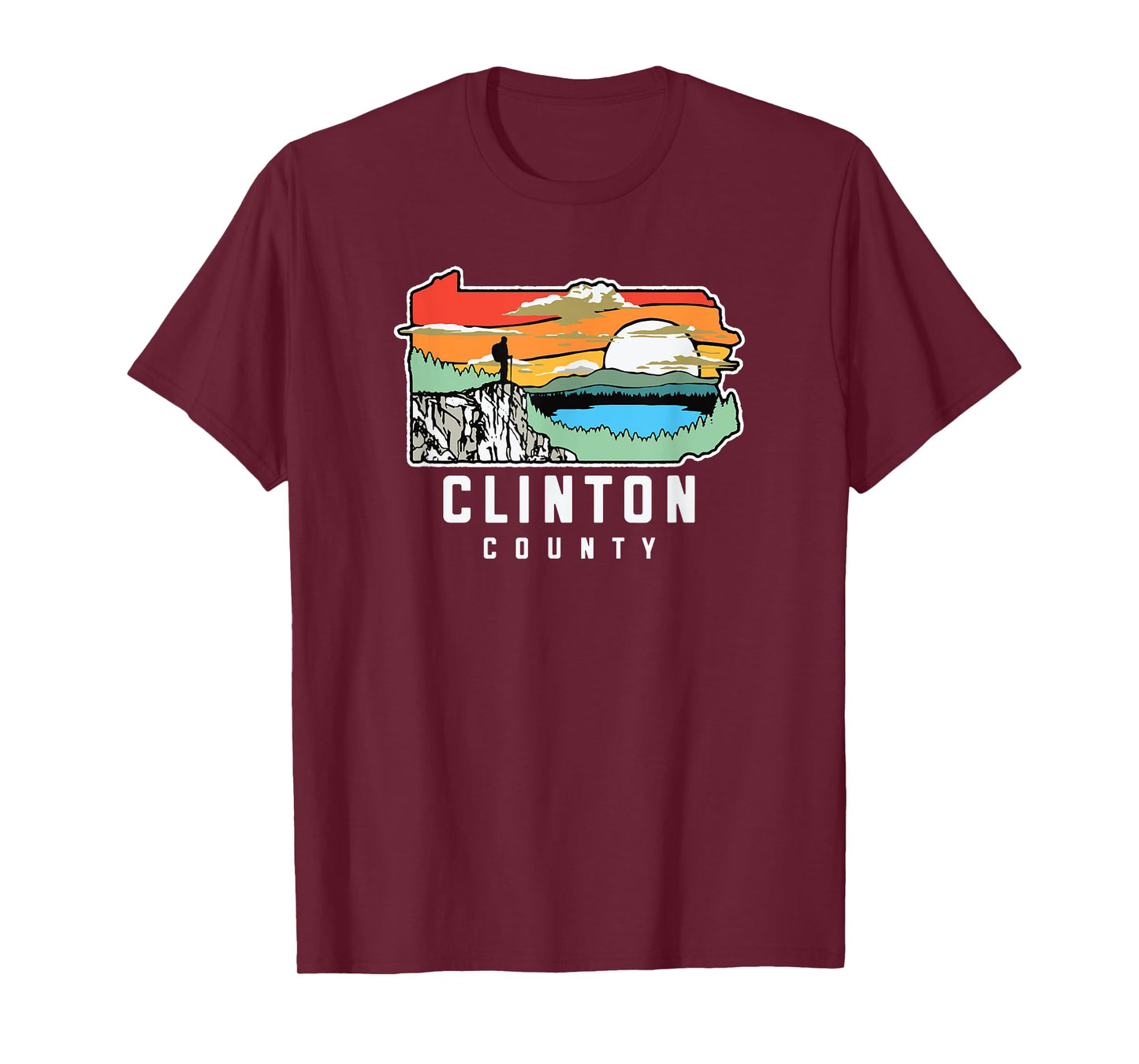 Clinton County Pennsylvania Nature Outdoor Hiking T-Shirt