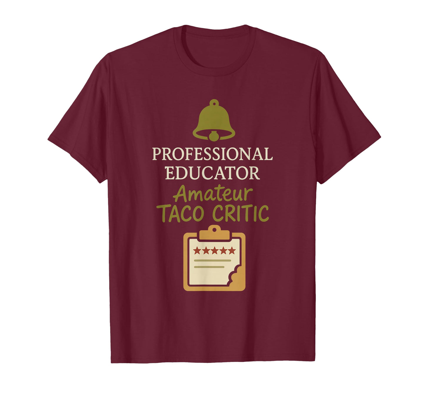 Funny Teacher Taco Tuesday Foodie Classroom Humor T-Shirt