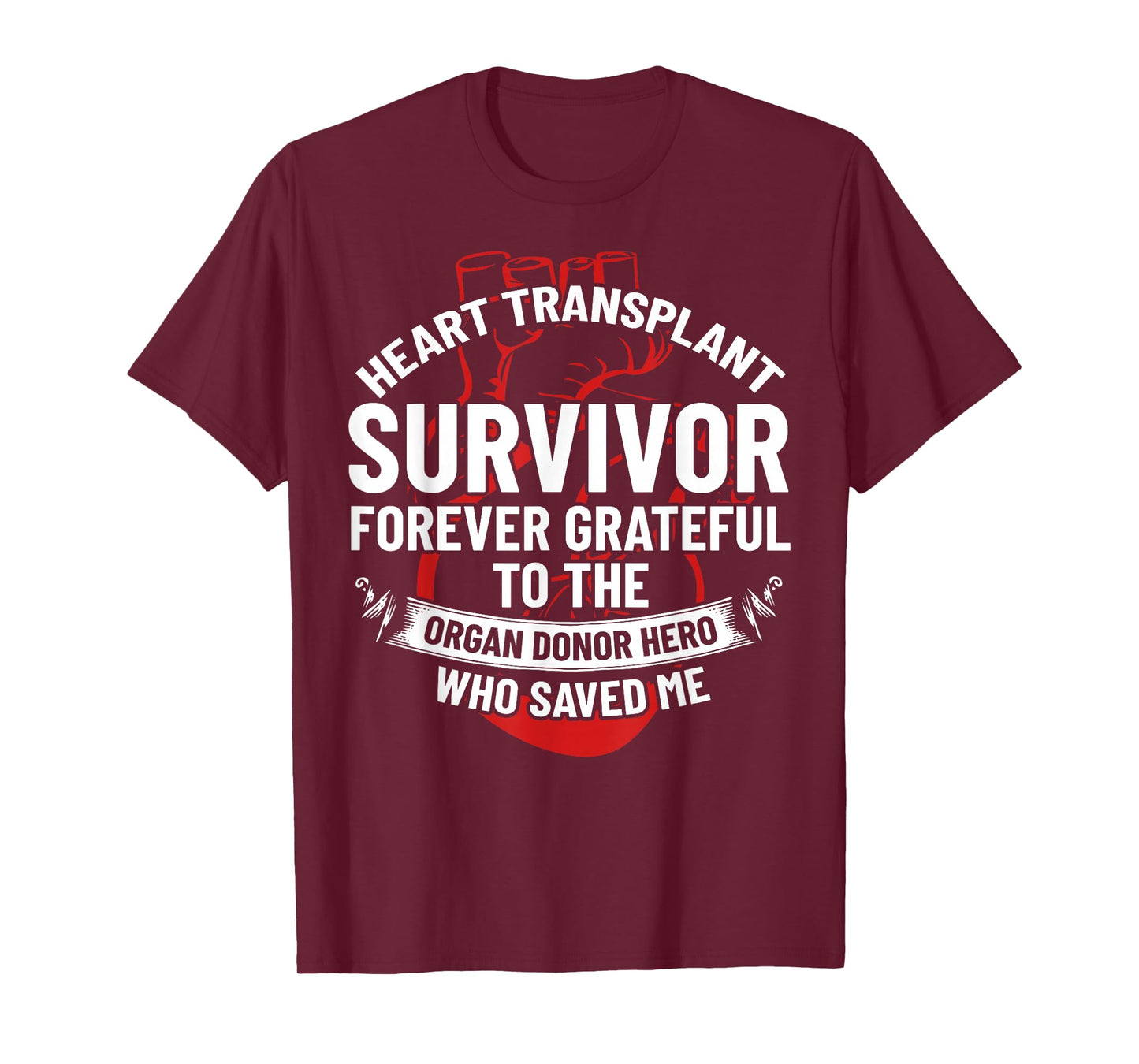Heart Transplant Survivor Heart Transplant Design T-Shirt for Women, Heart Transplant Recipients, Black, Small, Short Sleeve
