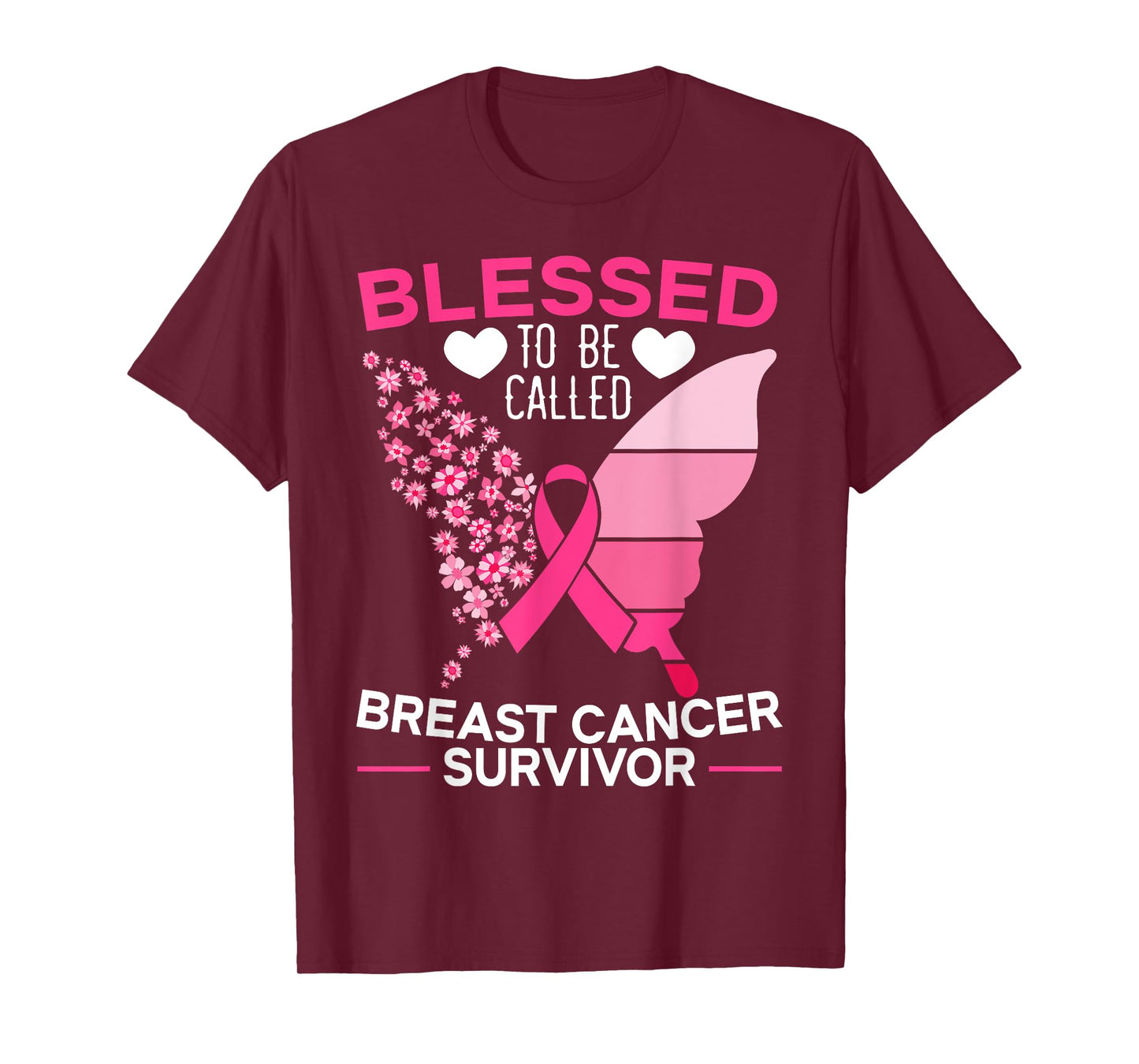 Blessed To Be Called Breast Cancer Survivor Chemotherapy T-Shirt