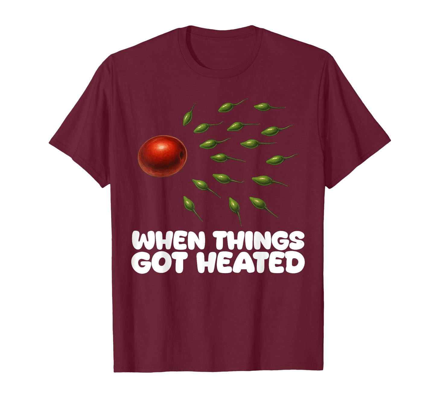 Guac How It was Born Avocado Salsa Spicy Humor T-Shirt