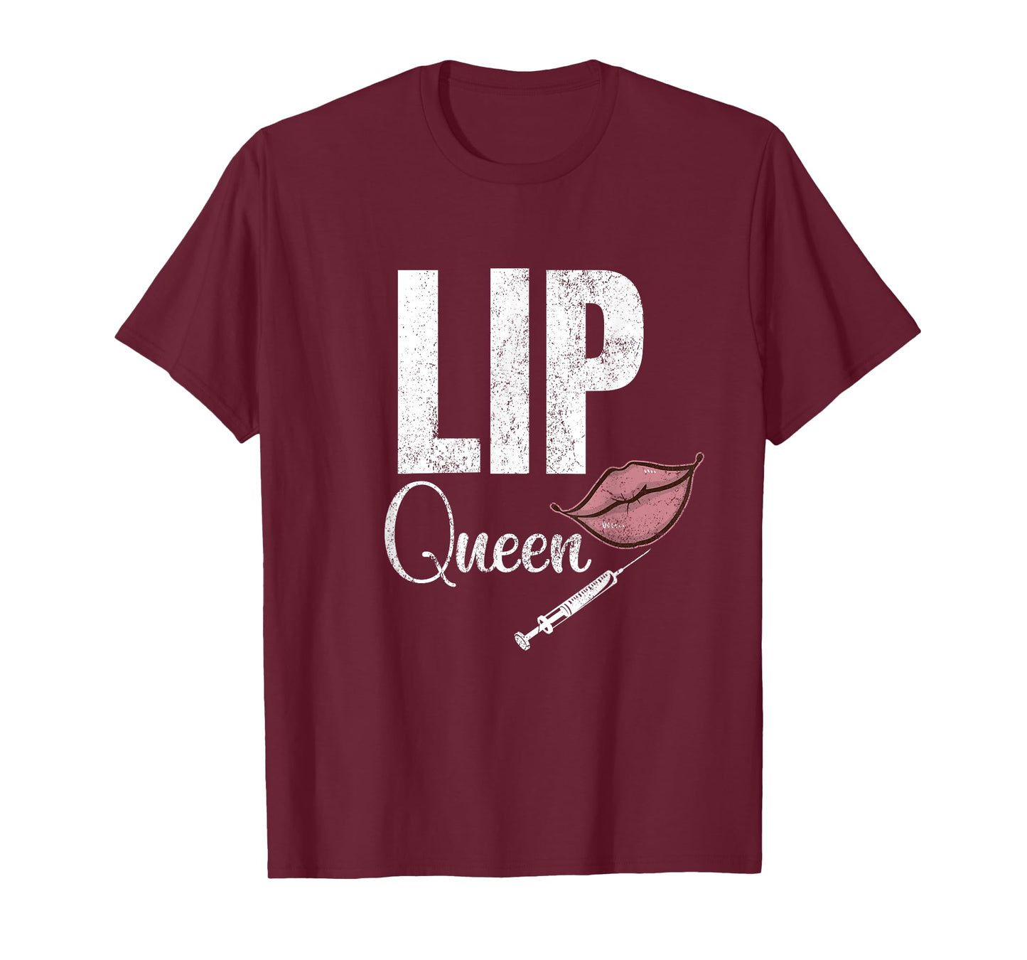 Vintage Lip Queen Injector Filler Aesthetic Nurse Injector T-Shirt