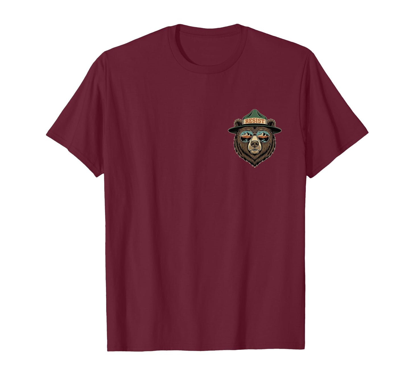 Resist Save National Parks Protect Hiking Camping T-Shirt