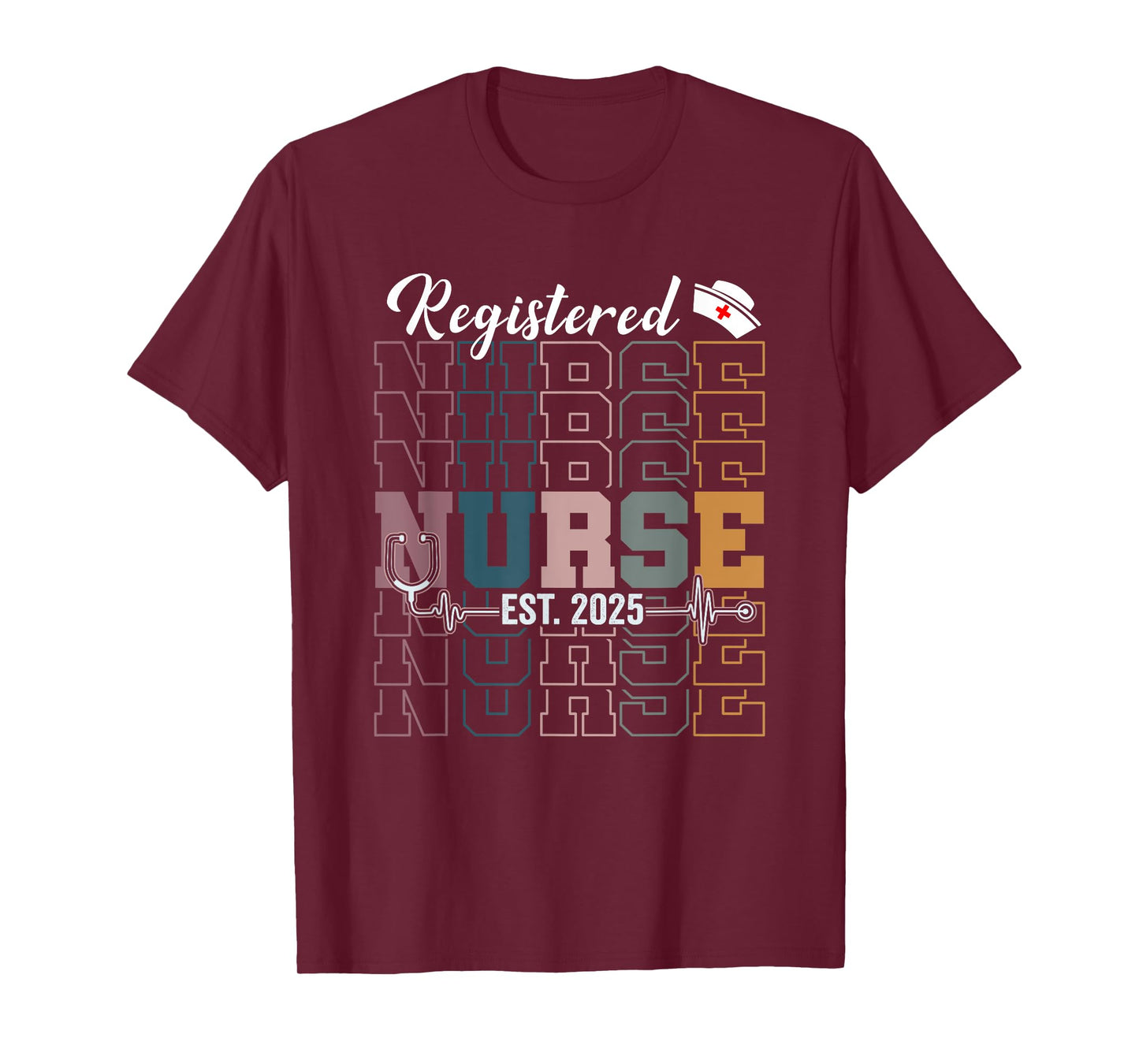 Registered Nurse Est 2025 RN Nursing School Graduation T-Shirt