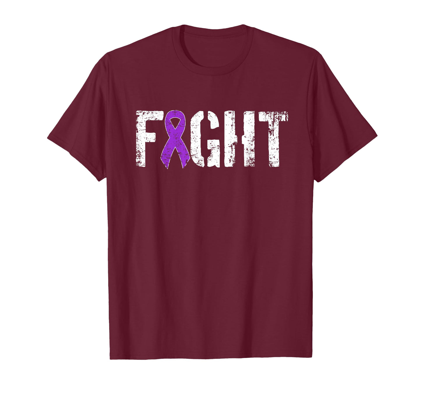 Fight Pancreatic Cancer - Military Style Awareness Ribbon T-Shirt