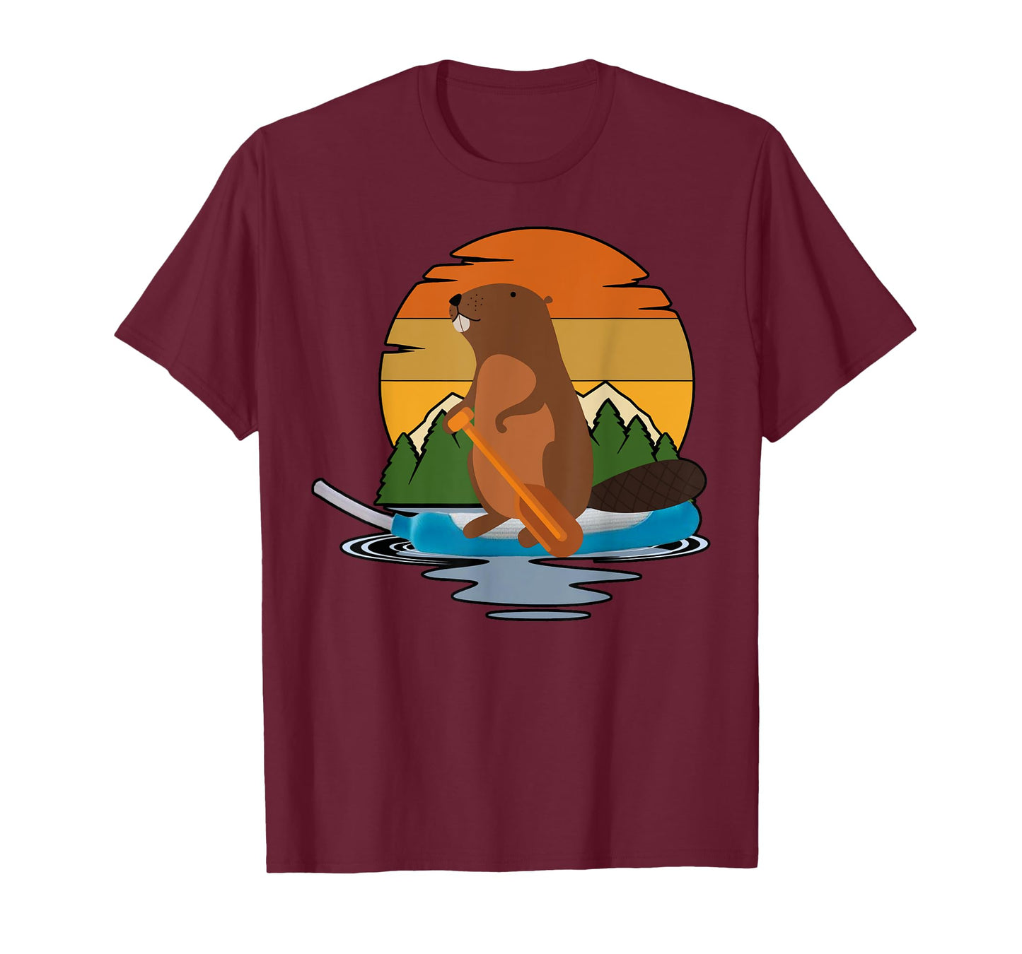 Vintage Canoe Beaver Purewick Nurse Funny Nursing Humor T-Shirt