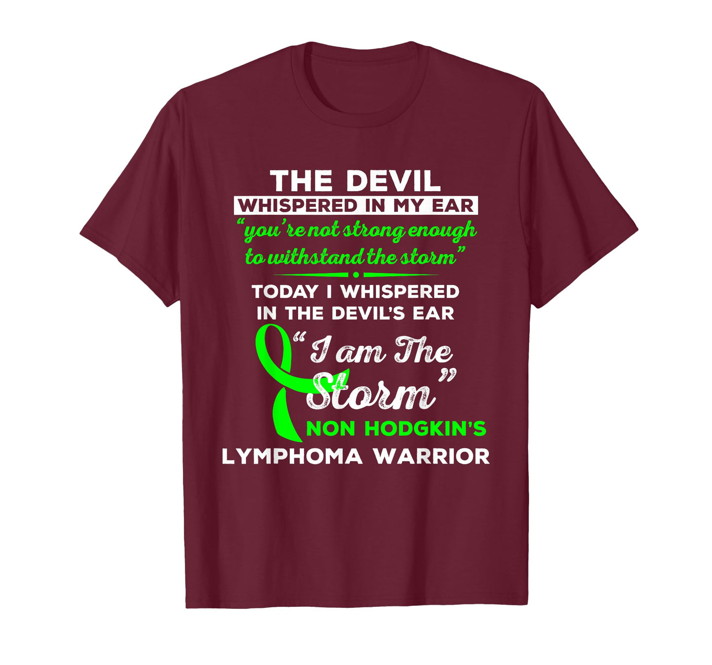 I Am the Storm Non Hodgkin's Lymphoma Warrior T-Shirt T-Shirt