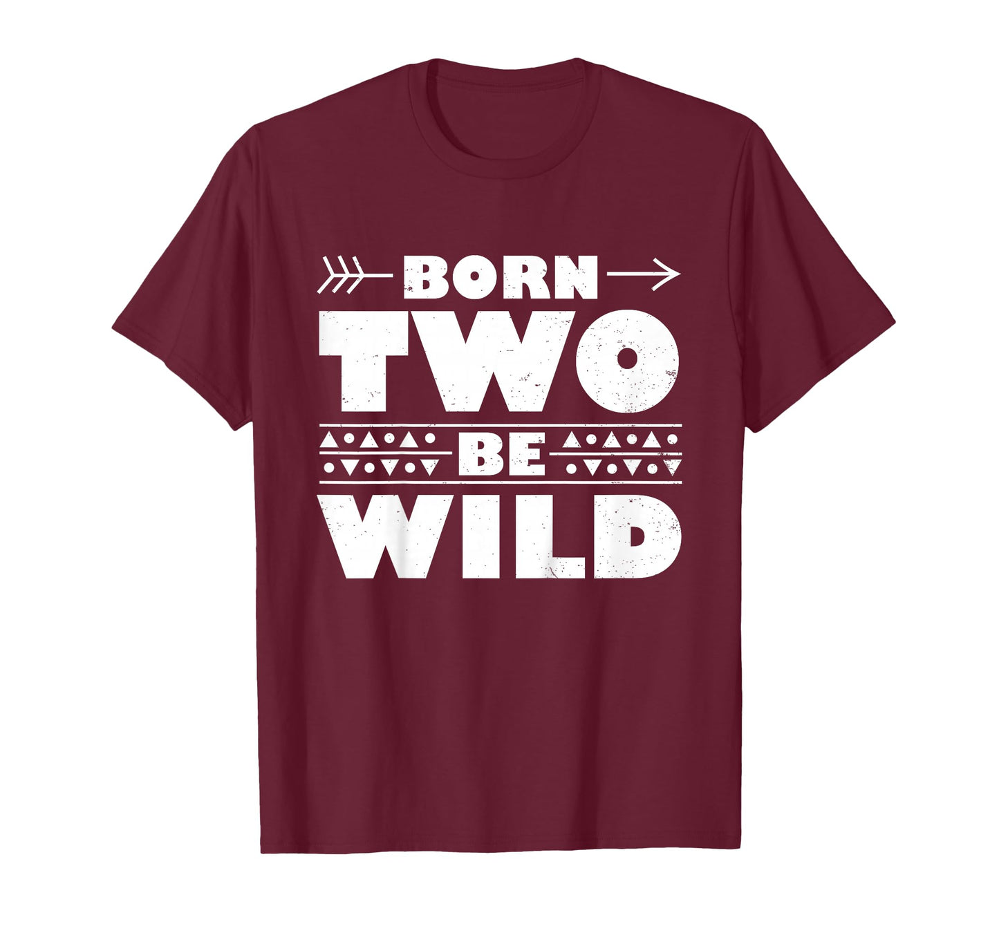 Born Two Be Wild Toddler Girl Birthday Shirt 2 Year Kid Gift T-Shirt