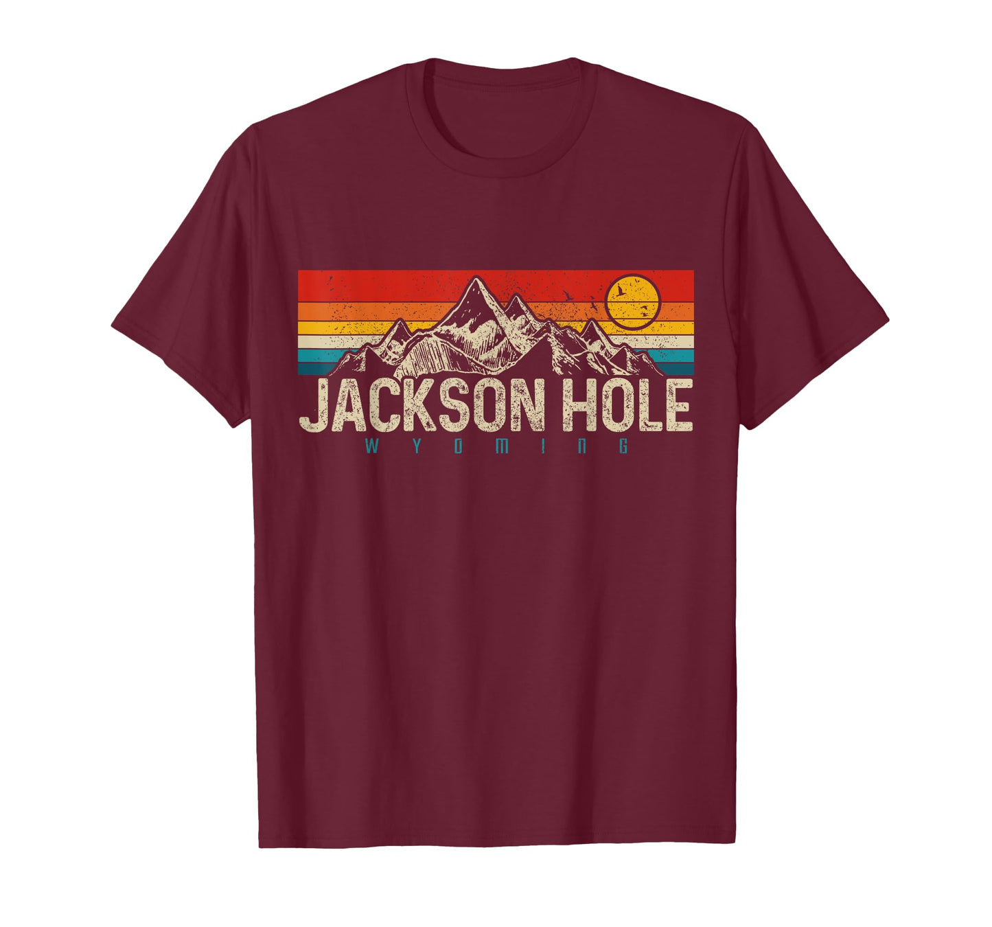 Jackson Hole Wyoming Vintage Mountains Pride Gift T-Shirt