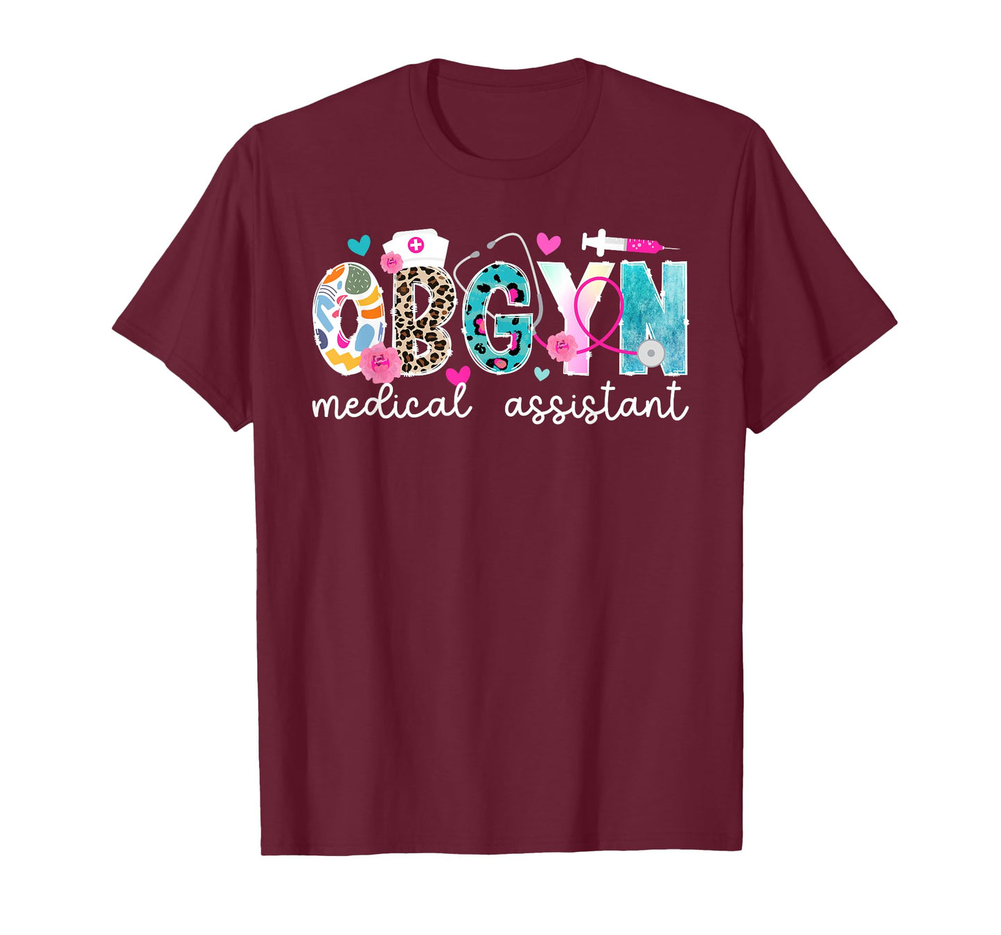 OBGYN Medical Assistant Leopard OB-GYN Medical Assistant T-Shirt