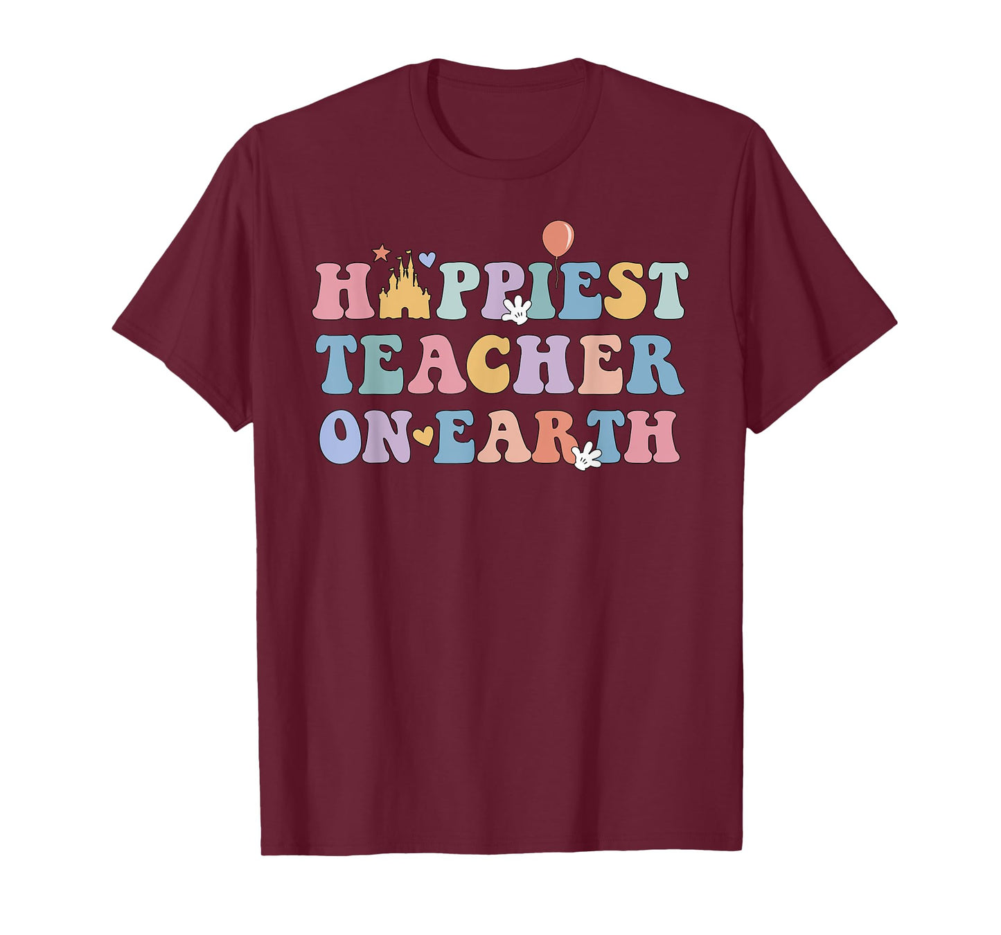 Happiest Teacher On Earth Back To School First Day Of School T-Shirt