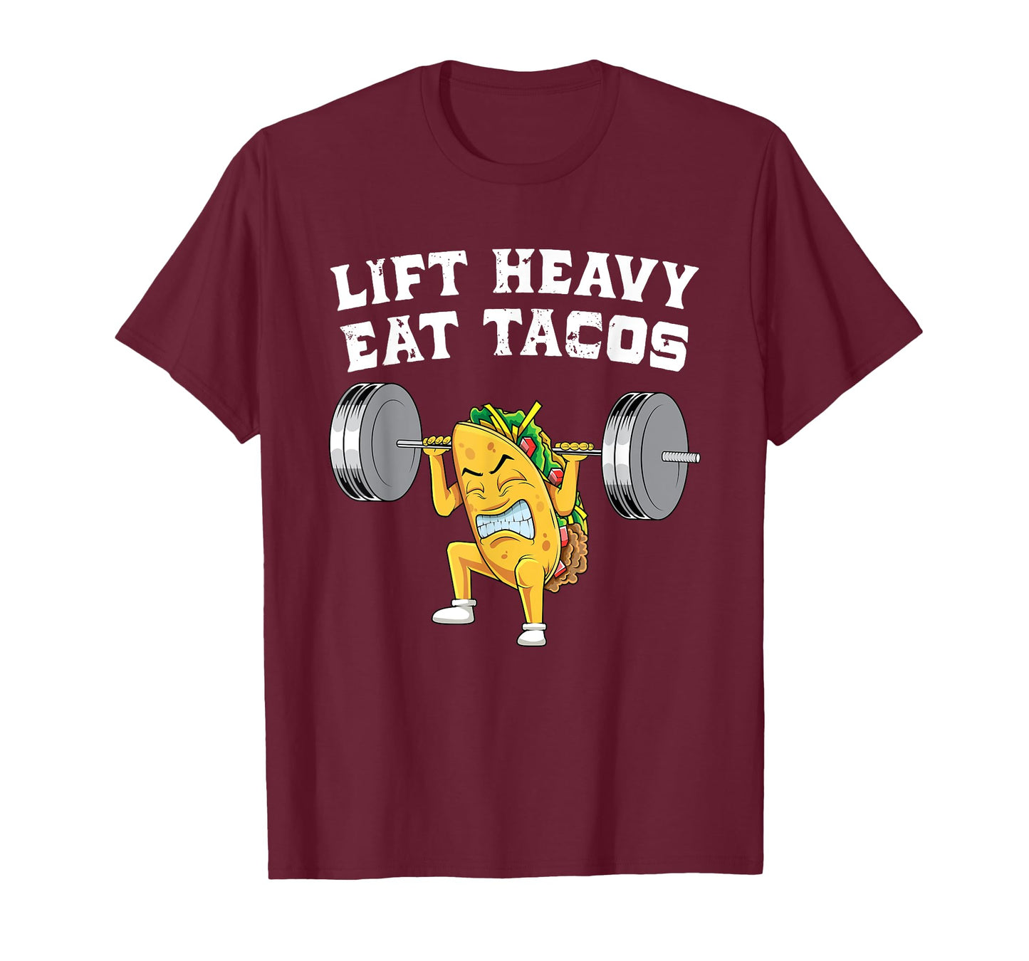 Funny Weightlifting Taco Lover Gift | Love Squats Exercise T-Shirt