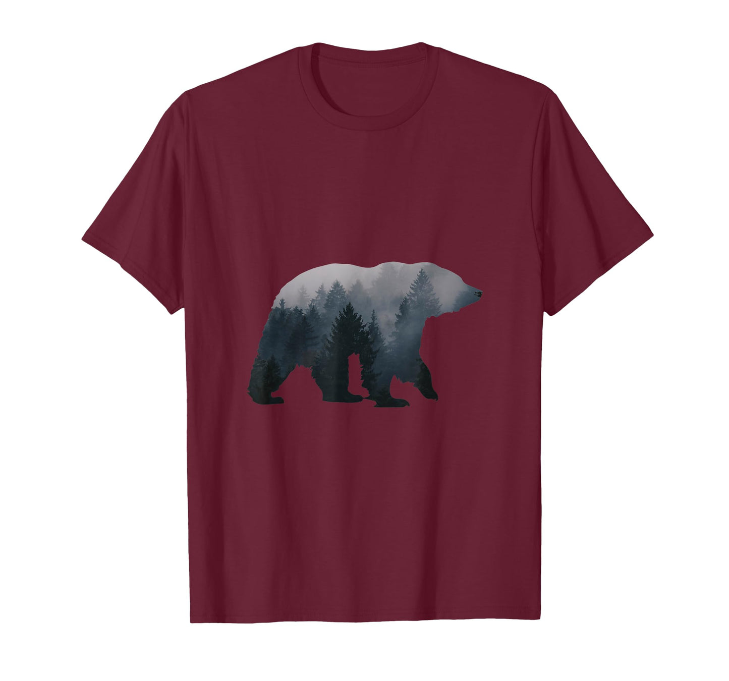 Bear illustration made of trees bears T-Shirt