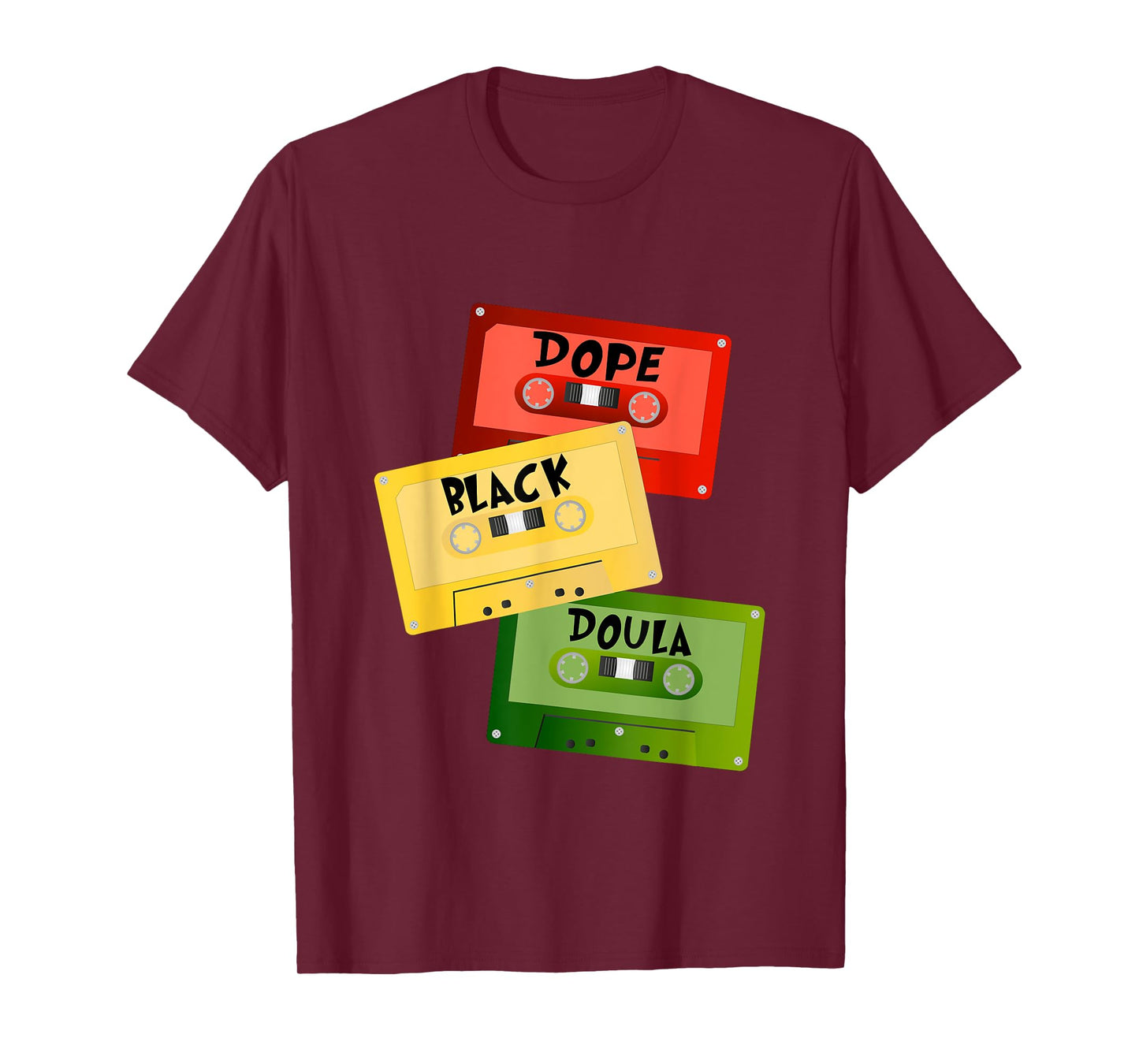 Dope Black Doula Black History Month Black Birth Matters T-Shirt
