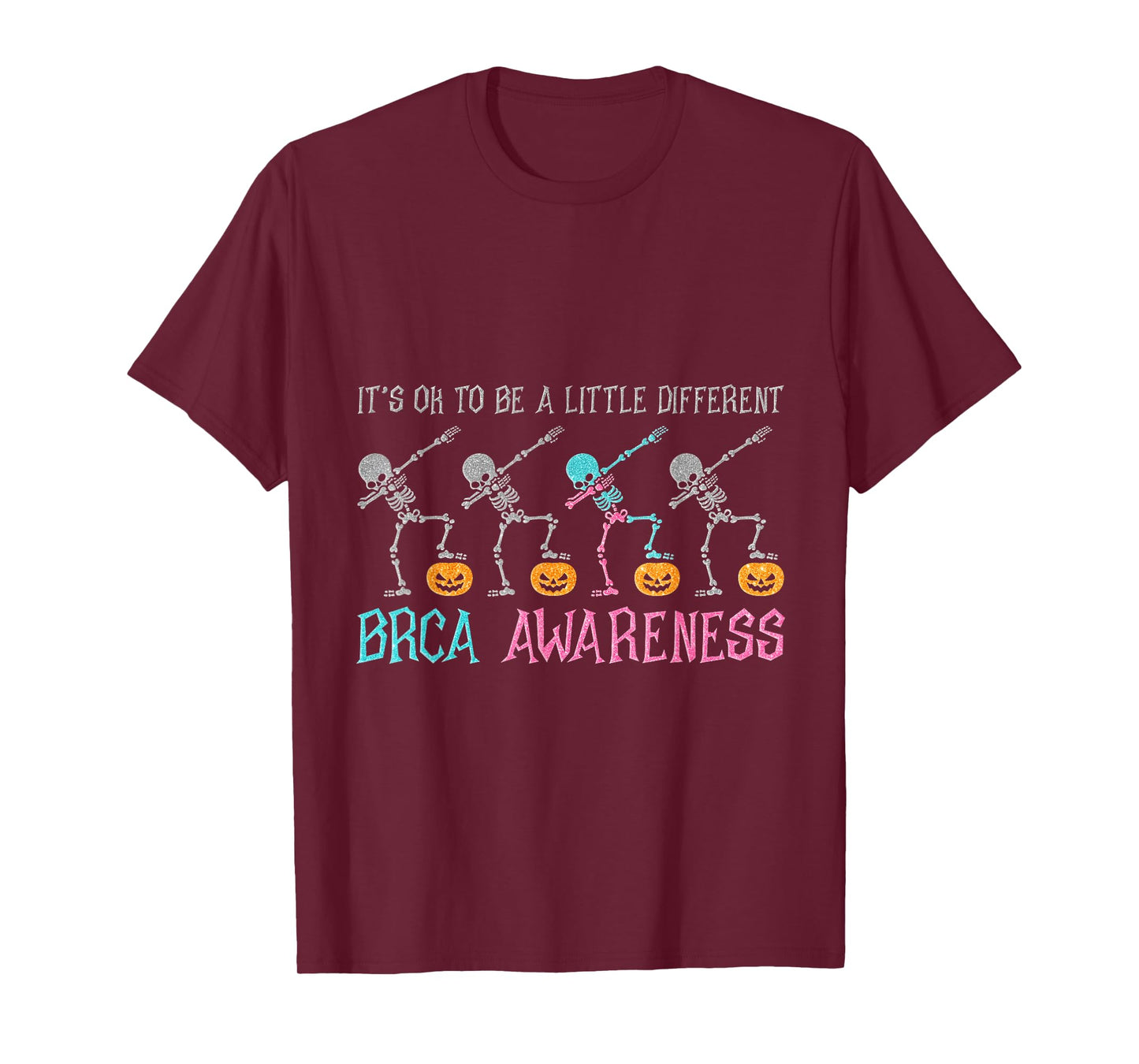 It's Ok To Be A Little Different Breast Cancer Awareness T-Shirt