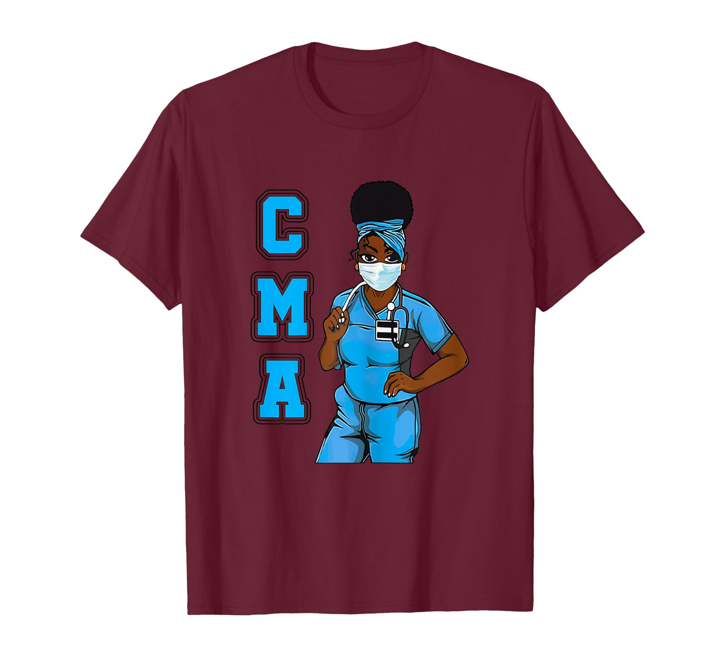 Black-CMA Magic Afro Girl Pride T-Shirt
