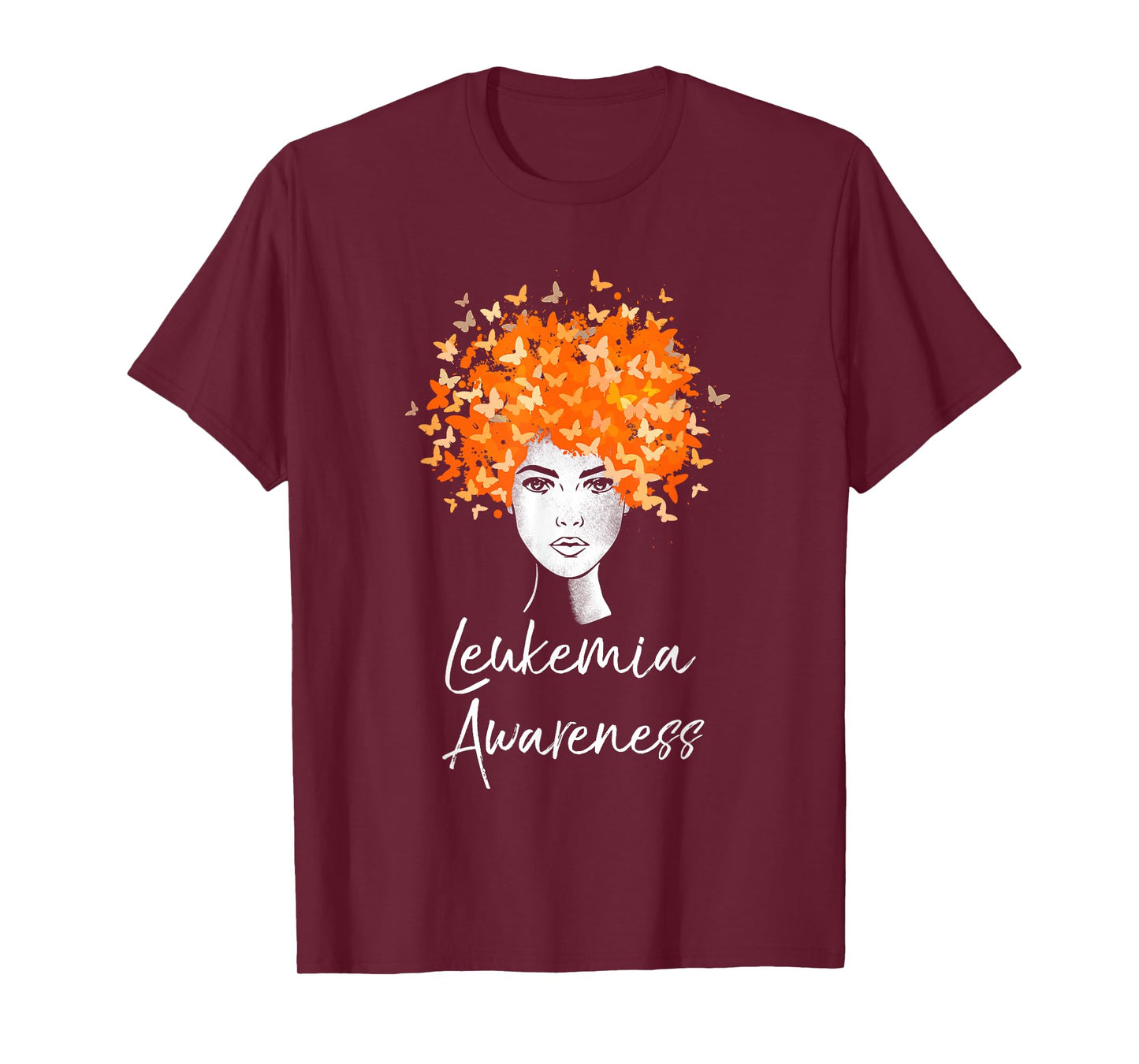Leukemia Awareness T-Shirt Butterflies Gift Shirt T-Shirt