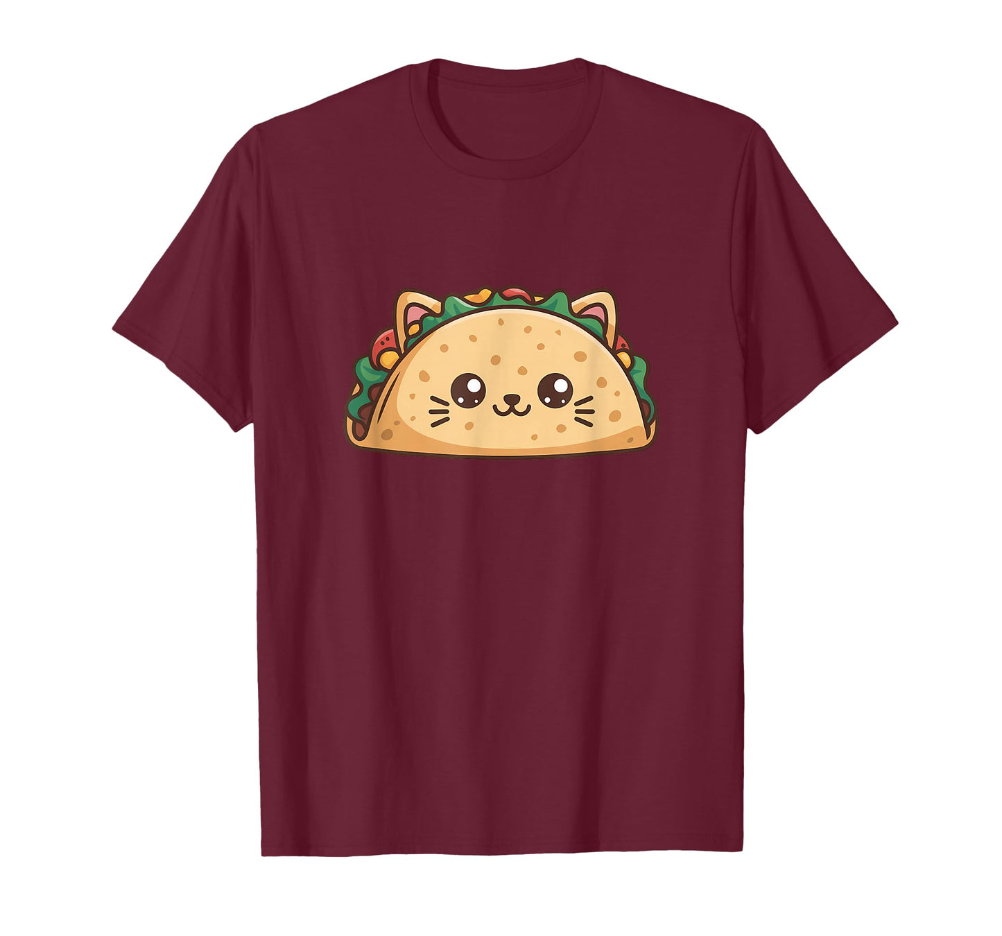 Taco Cat Cute Food Lover Kawaii T-Shirt