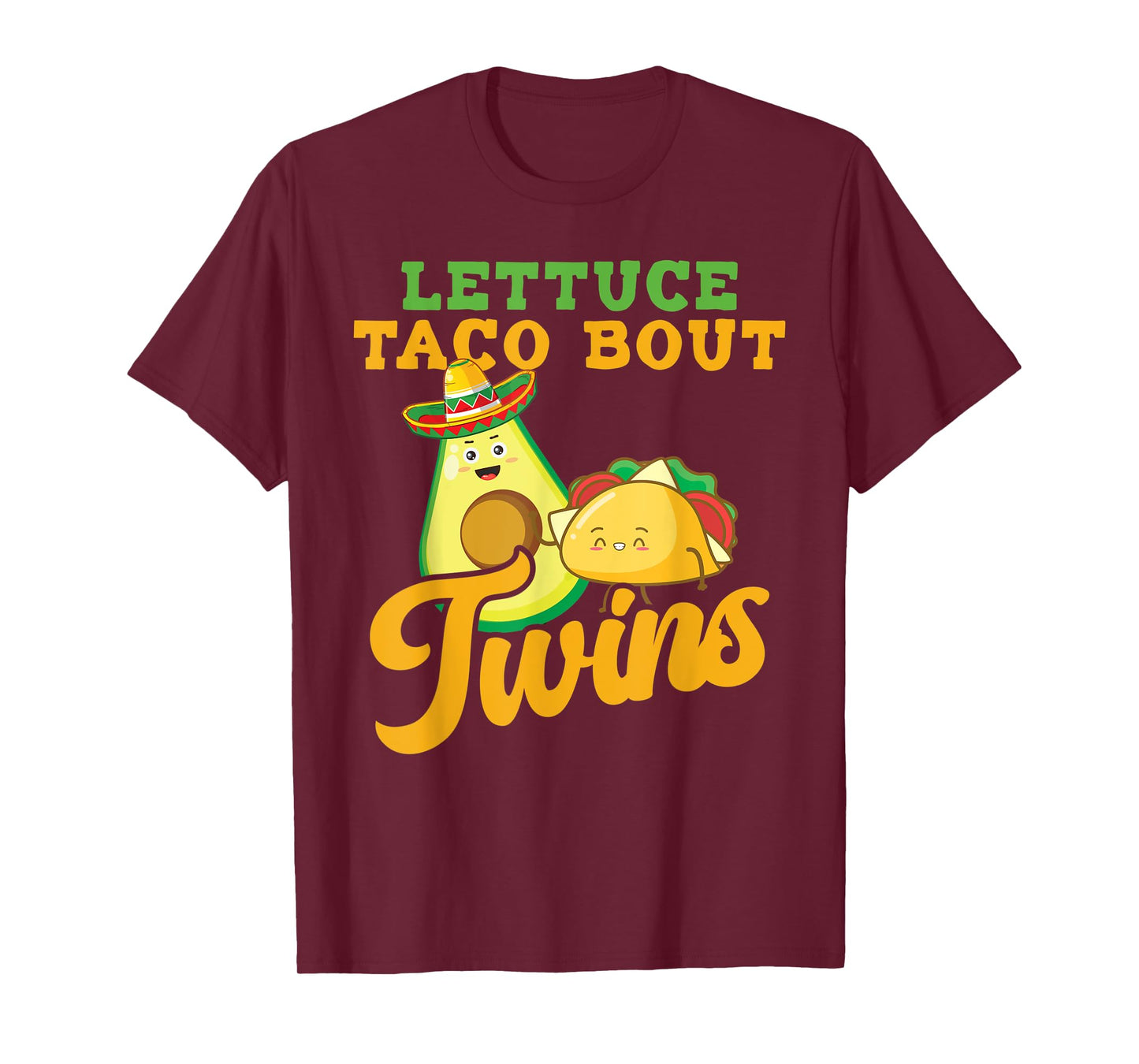 Baby Announcement - Lettuce Taco Bout A Twins T-Shirt