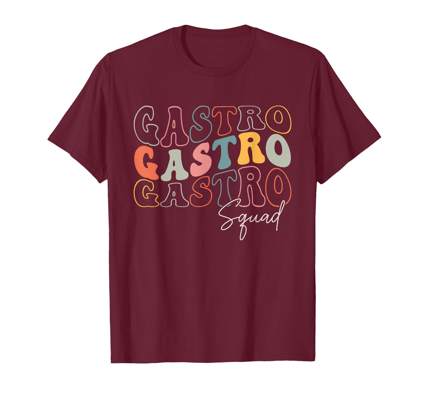 Gastro Squad Retro Groovy Design For Doctor Gastroenterology T-Shirt