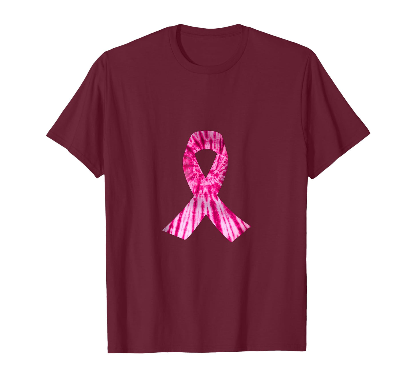 Pink Ribbon Tie Dye Breast Cancer Awareness Women T-Shirt