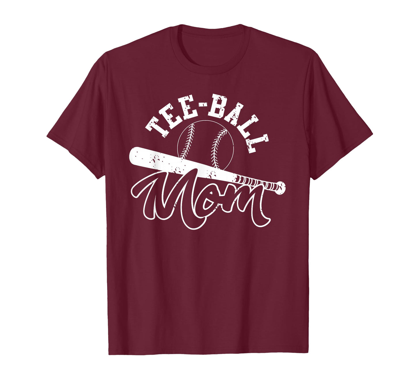 Tee-ball Mom Shirt | Cute Play T-Ball Women Tee Gift T-Shirt