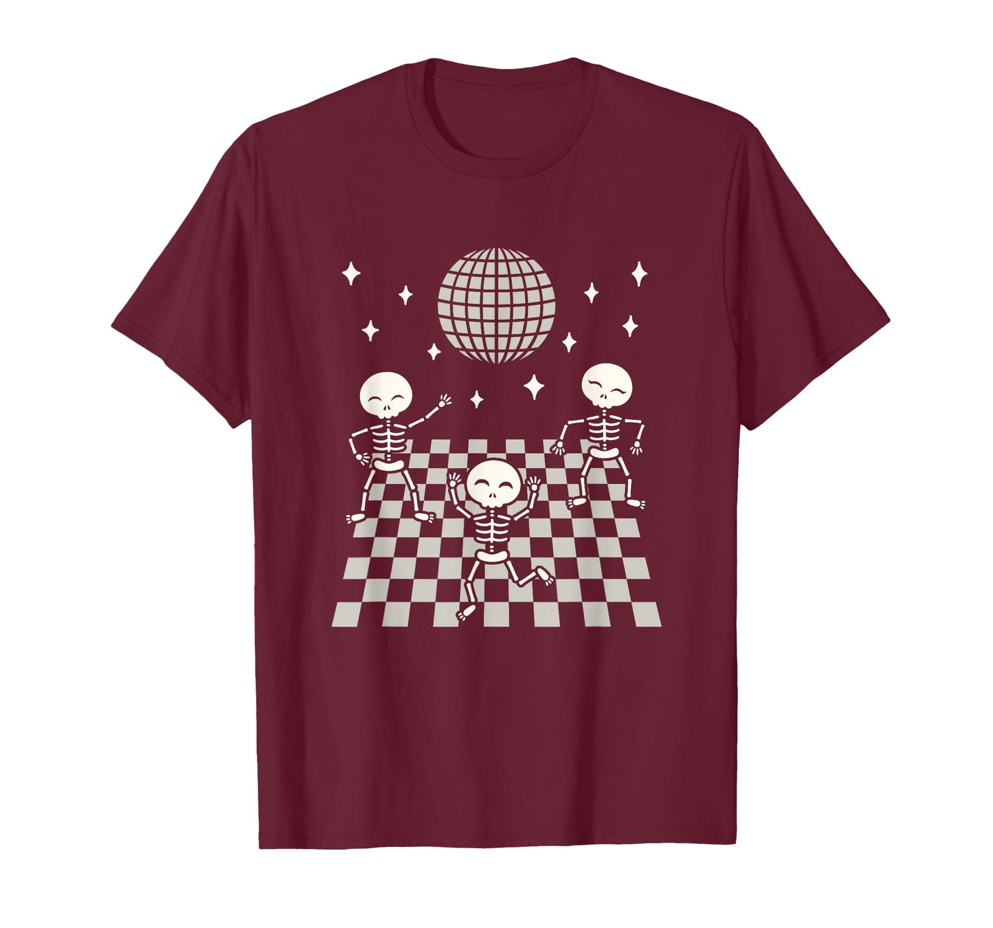 Skeletons Dancing at The Club with a Disco Ball T-Shirt