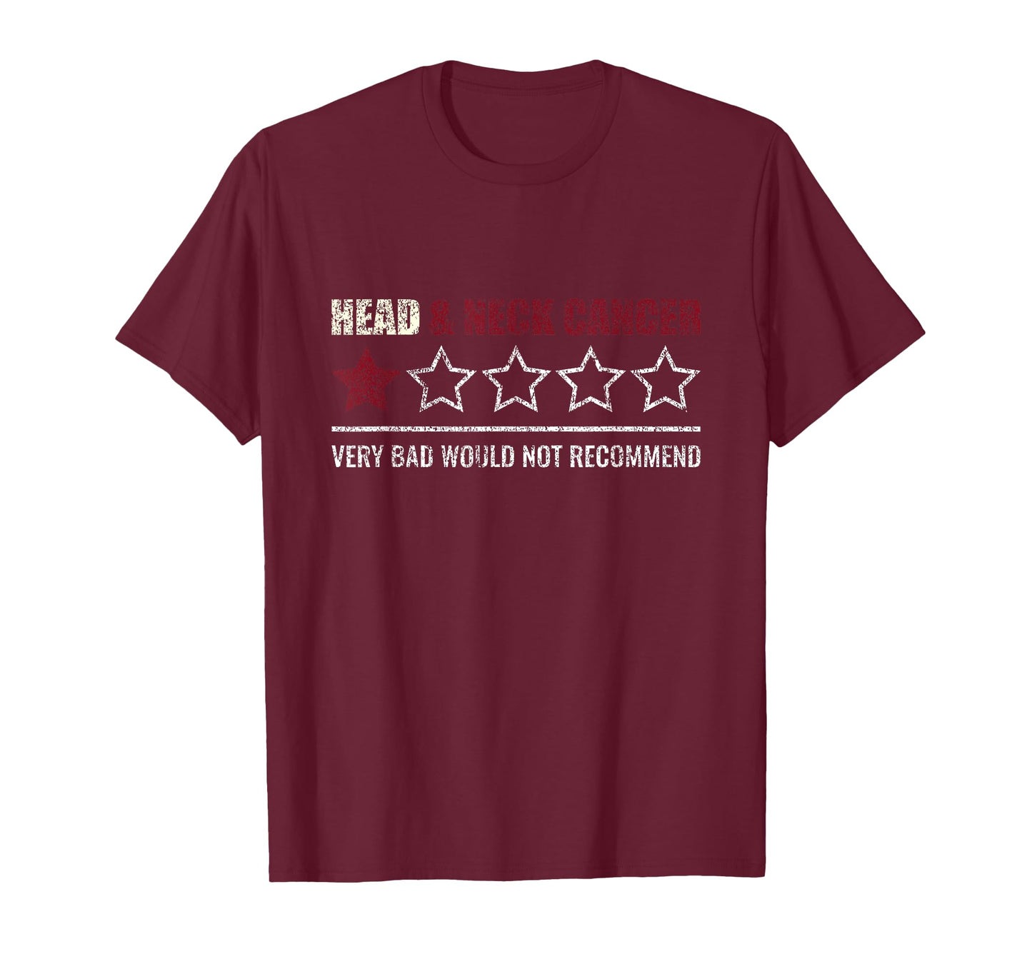 Funny Head & Neck Cancer Would Not Recommend Survivor T-Shirt