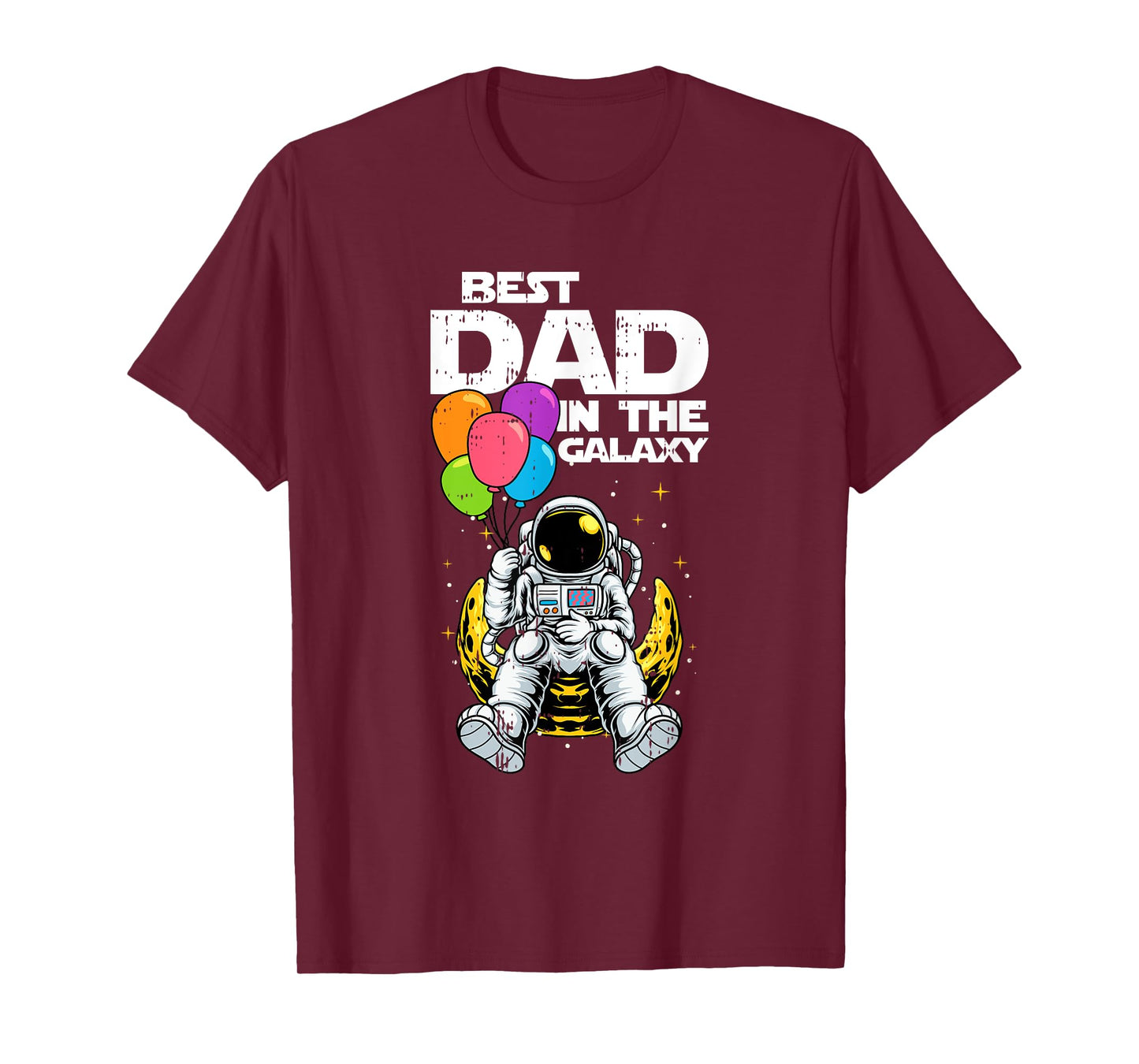 Best Dad In The Galaxy Fathers day Cool Astronaut Space Dad T-Shirt