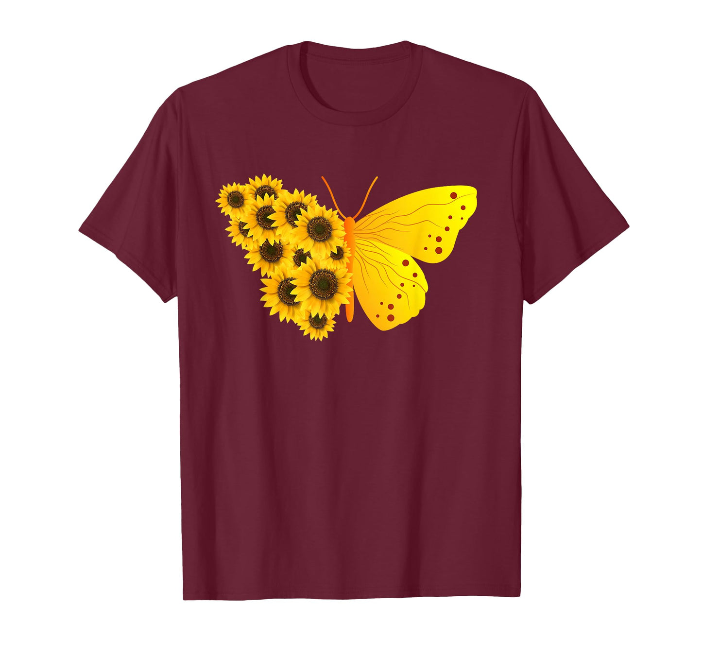 Sunflower Butterfly T-Shirt