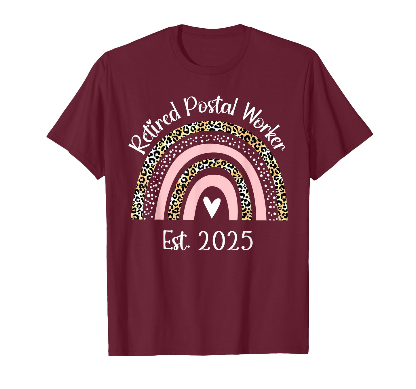 Retired Postal Worker Est 2025 Retirement Women T-Shirt