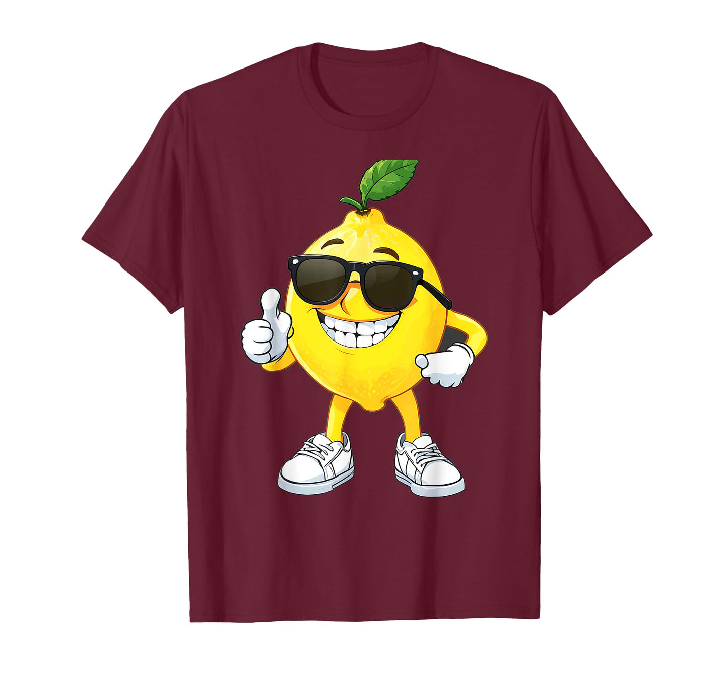 Happy Lemon Wearing Sunglasses Halloween Costume T-Shirt