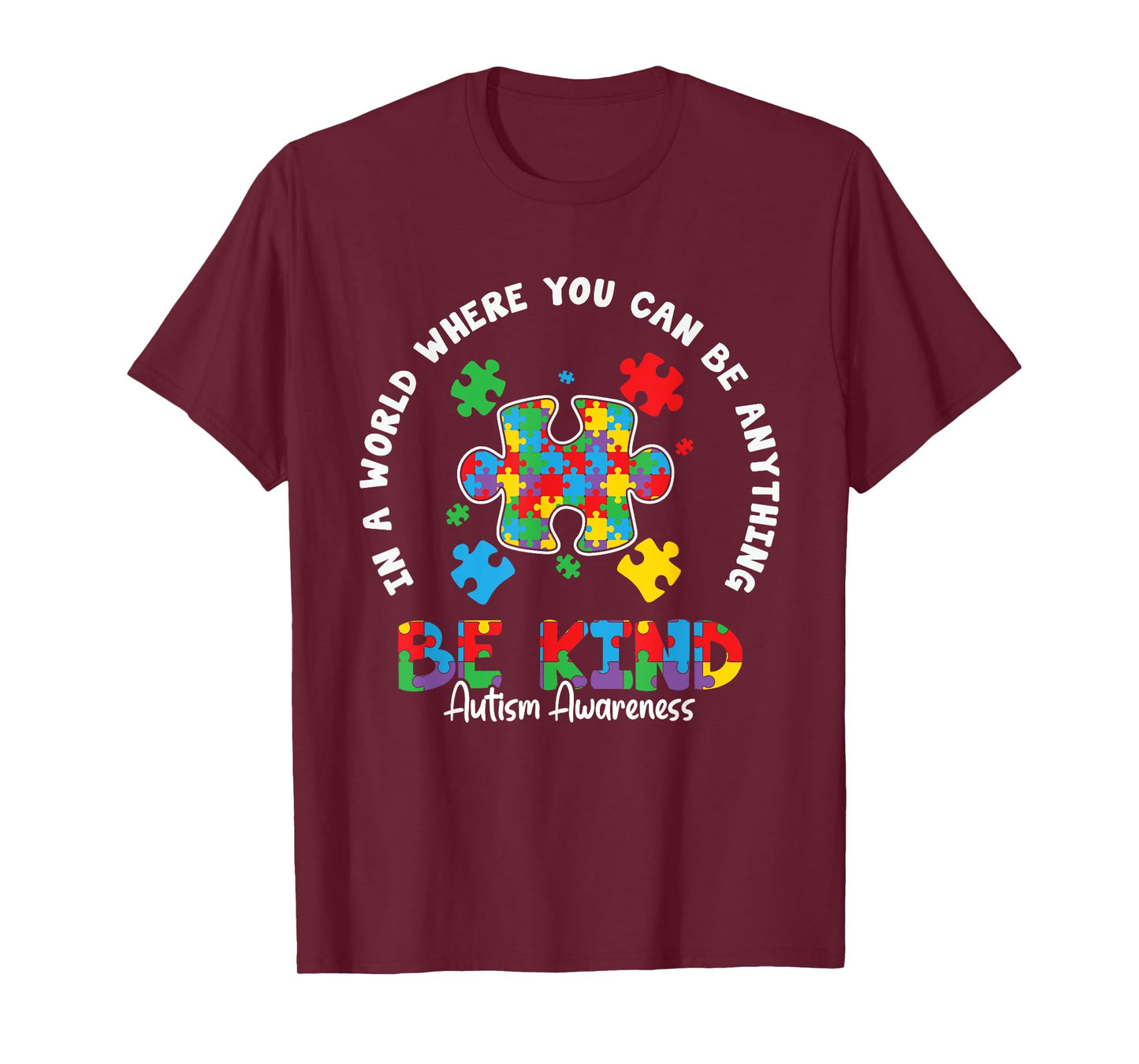 Autism Love Accept Support Autistic Autism Awareness T-Shirt