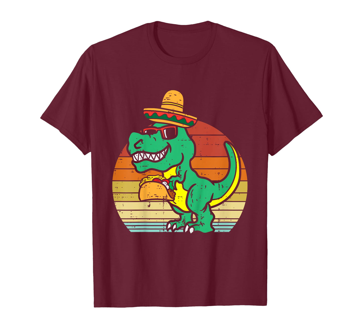 Kids Mexican Dino Taco Trex Toddler Boys Cinco De Mayo Kids T-Shirt