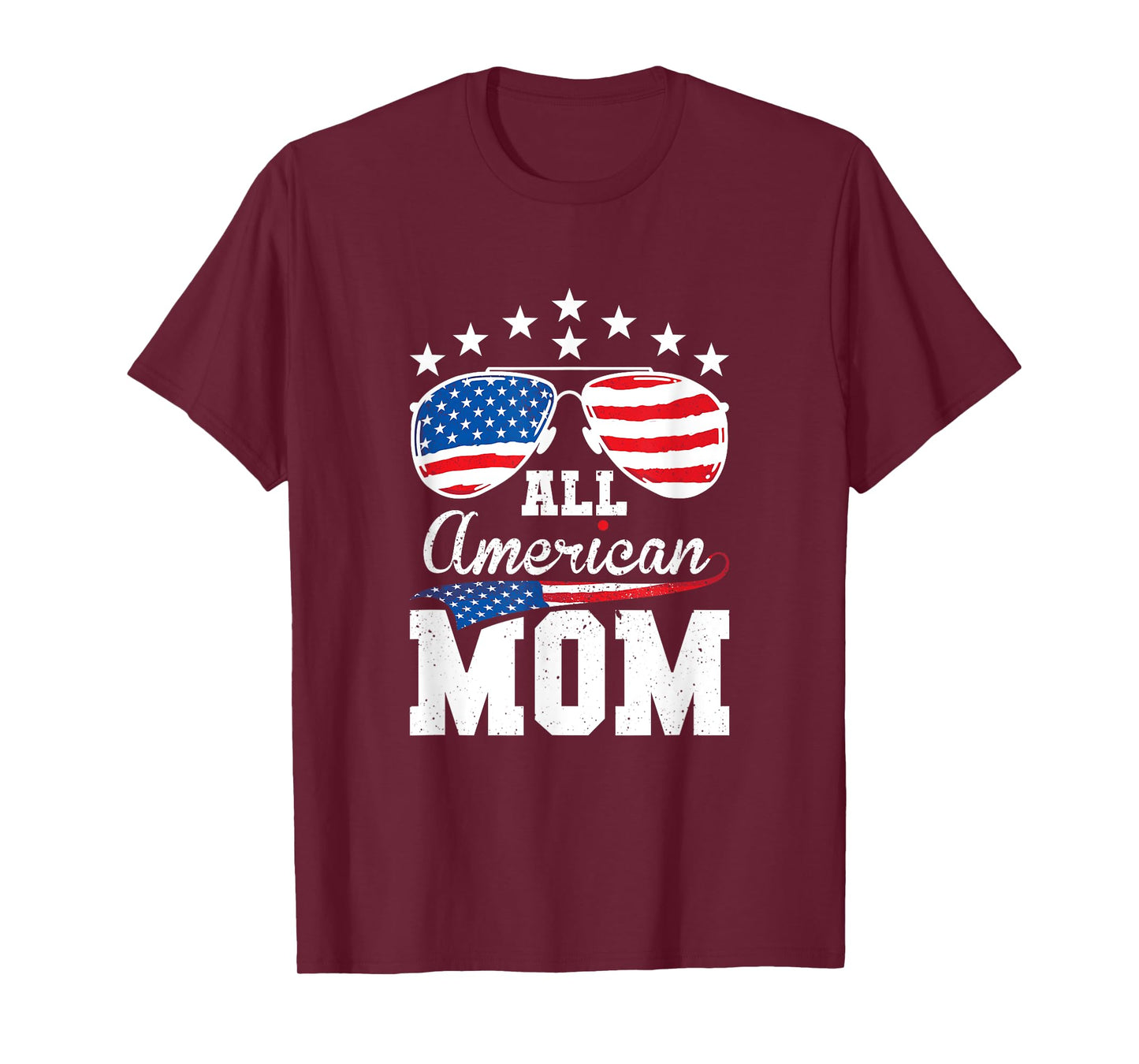 All American Mom 4th of July Matching Family Women Men T-Shirt