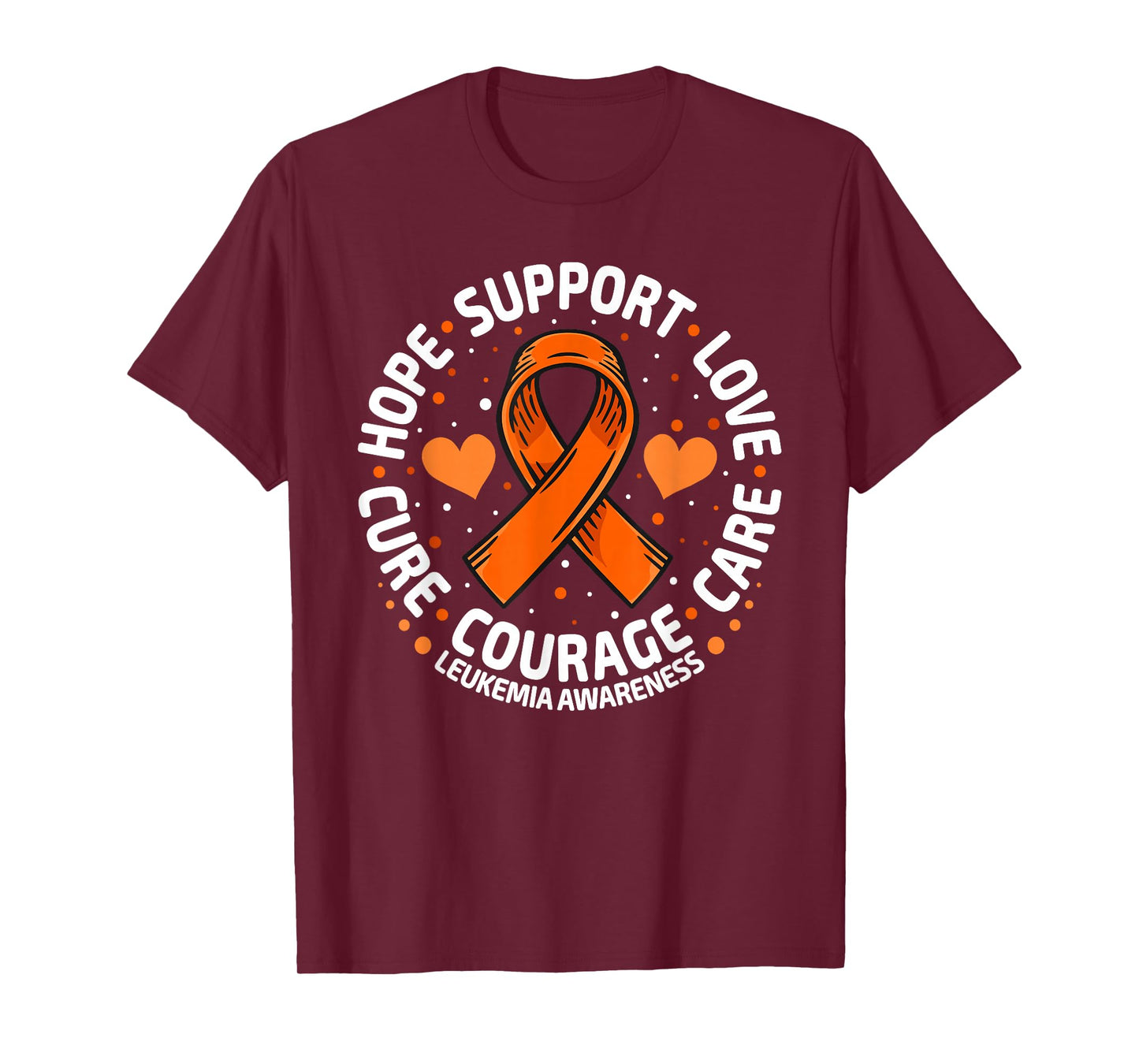 Leukemia Support Blood Cancer Tee Family Leukemia Awareness T-Shirt