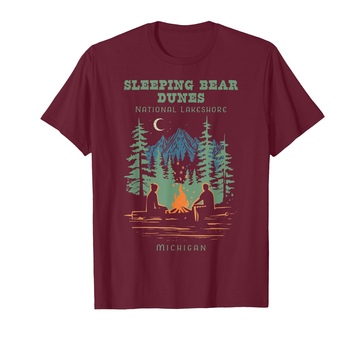 Sleeping Bear Dunes National Lakeshore Michigan Vintage T-Shirt