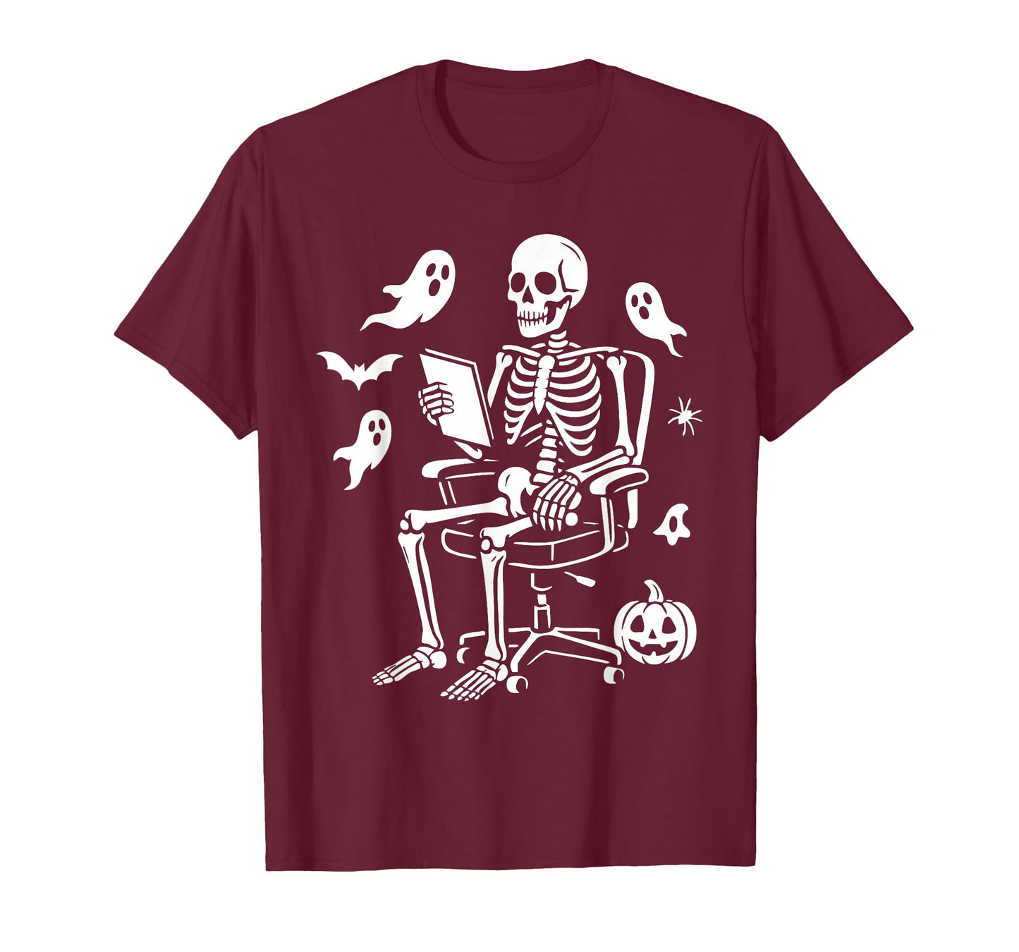 Social Worker Skeleton Halloween T-Shirt