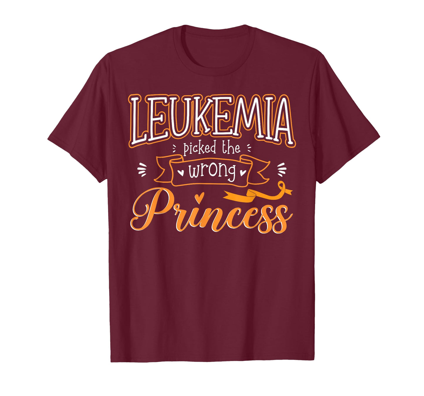 Leukemia Picked The Wrong Princess Leukemia Awareness T-Shirt