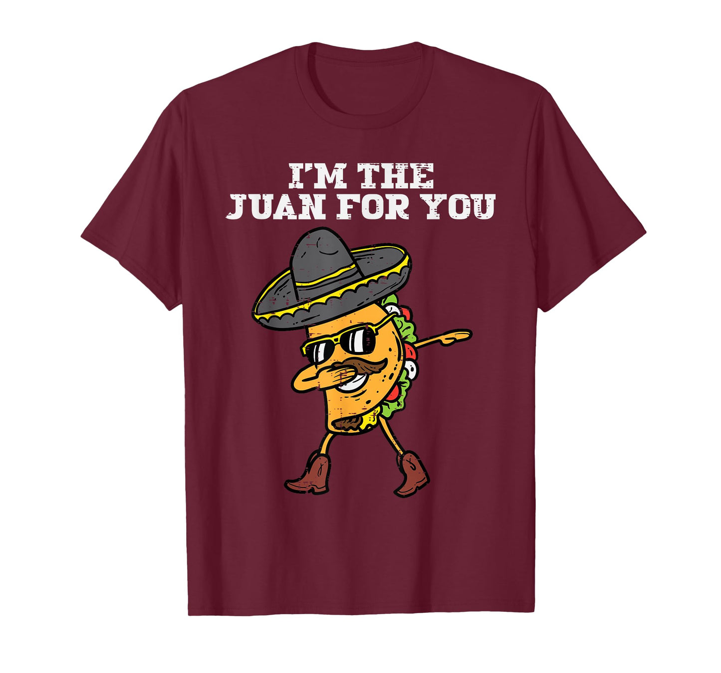 The Juan For You Dabbing Taco Mexican Cinco De Mayo Men Boys T-Shirt