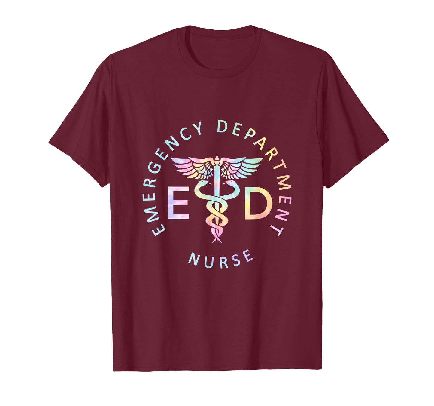 Emergency Nurse ED Nurse ER Emergency Department Nur Tie Dye T-Shirt