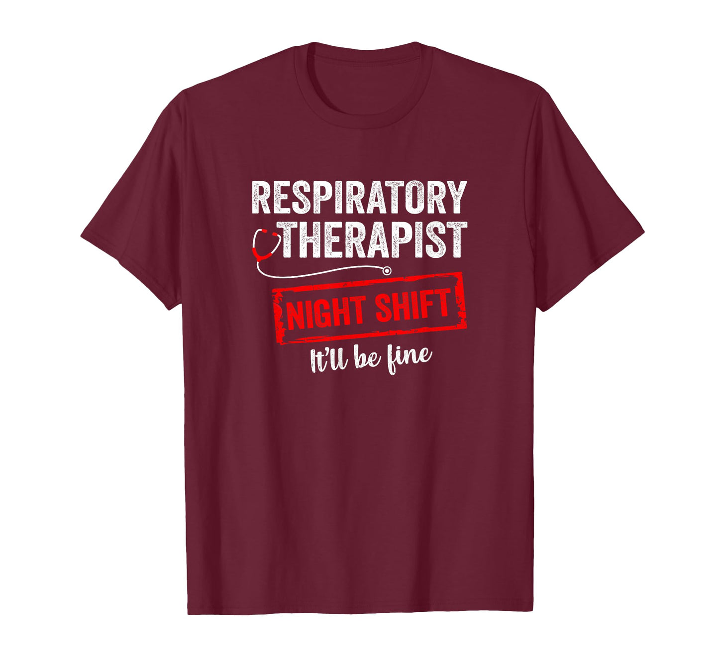 Funny Night Shift Respiratory Therapist For Men Women T-Shirt