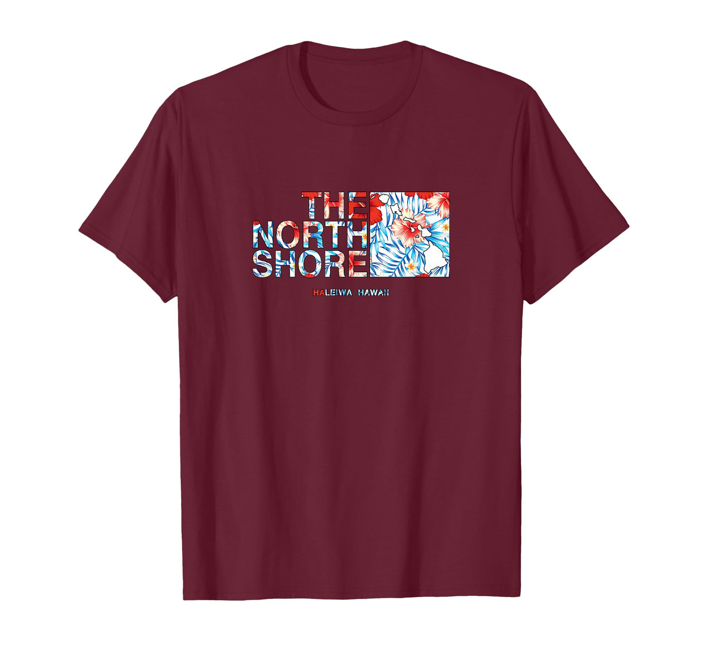 The North Shore Haleiwa Hawaii Hibiscus T-Shirt