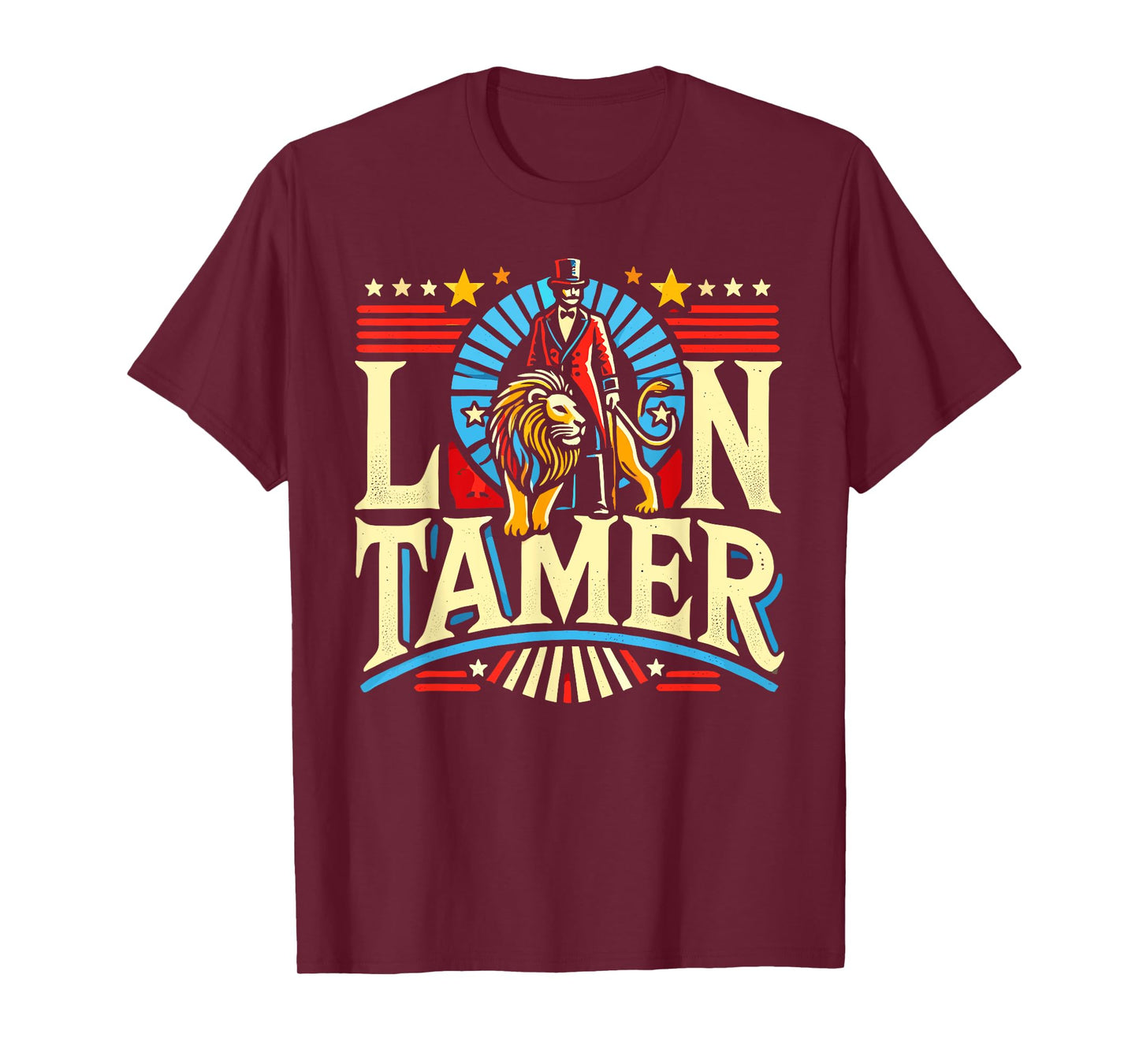 Lion Tamer Shirt Men Women Costume Ringmaster Costume T-Shirt