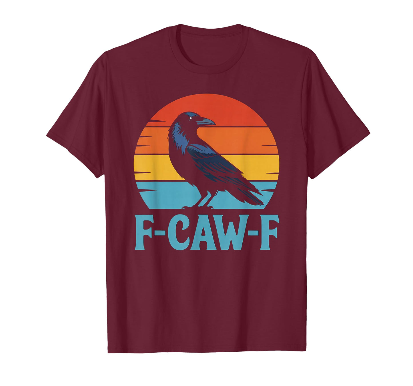 Retro Black Bird Crow Funny Crow Lover T-Shirt