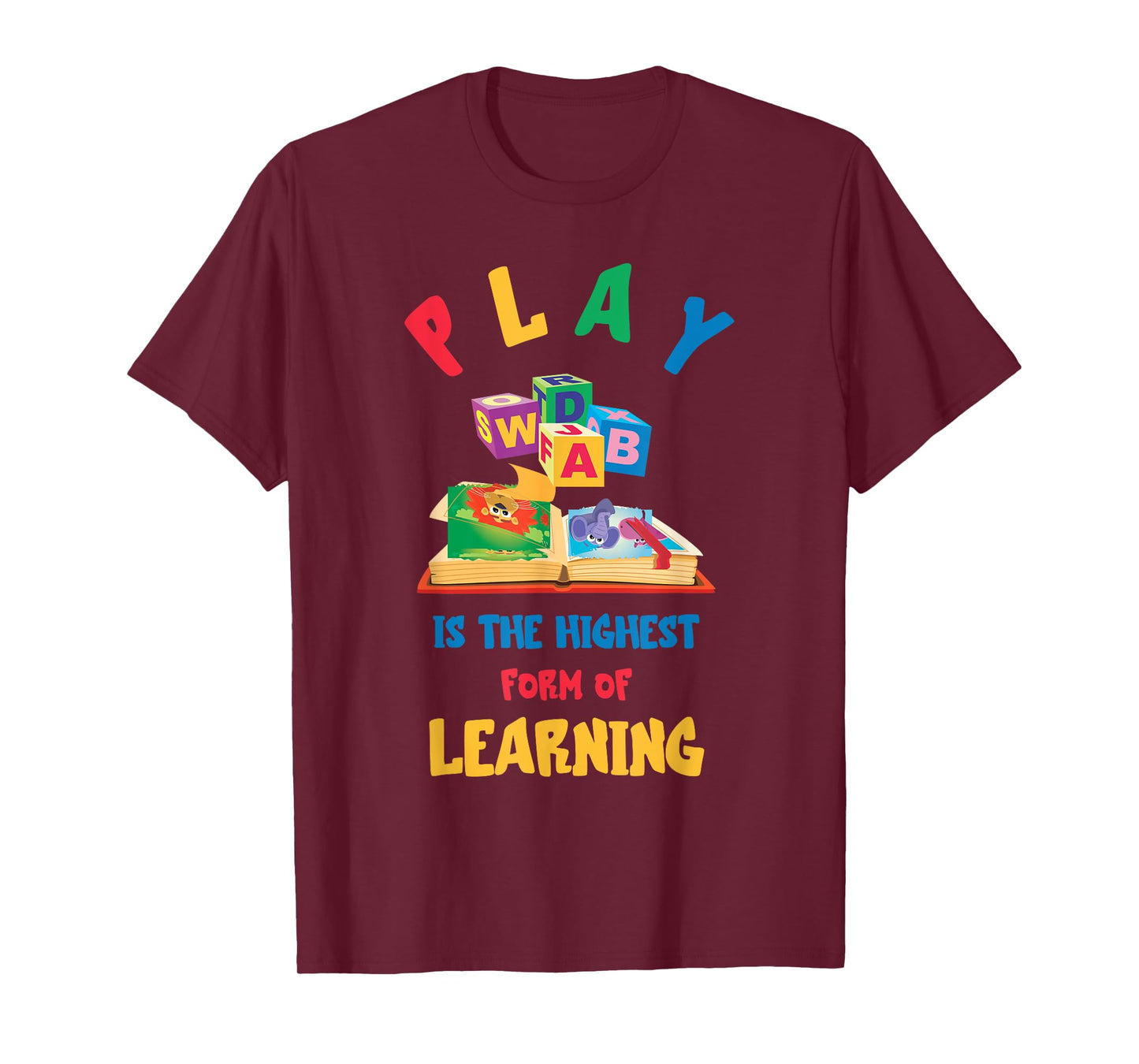 Daycare Provider Play ABC Childcare Teacher Appreciation T-Shirt
