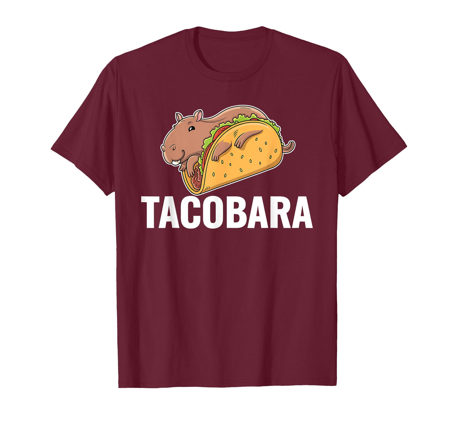 TACOBARA Capybara Funny Mexican Food Humor Street Tacos T-Shirt