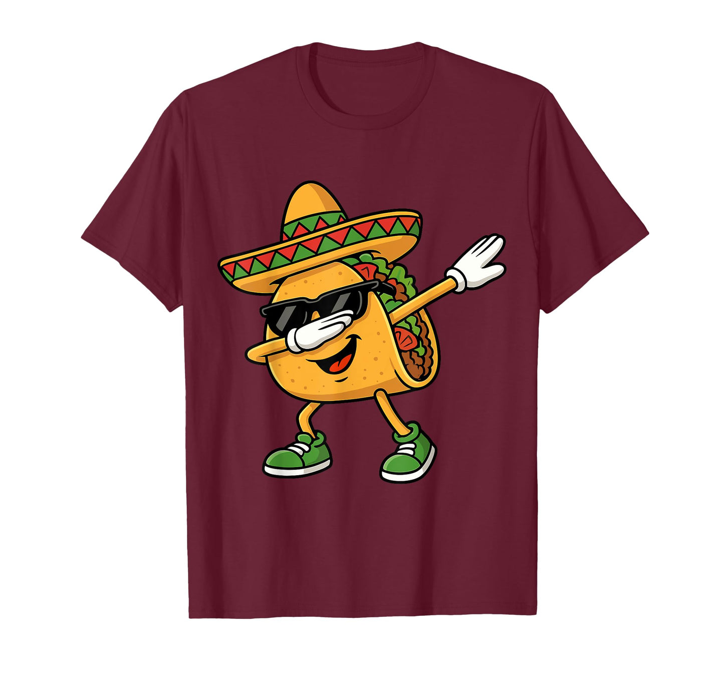 Dabbing Taco Cinco De Mayo Men 5 De Mayo Fiesta Boys Mexican T-Shirt
