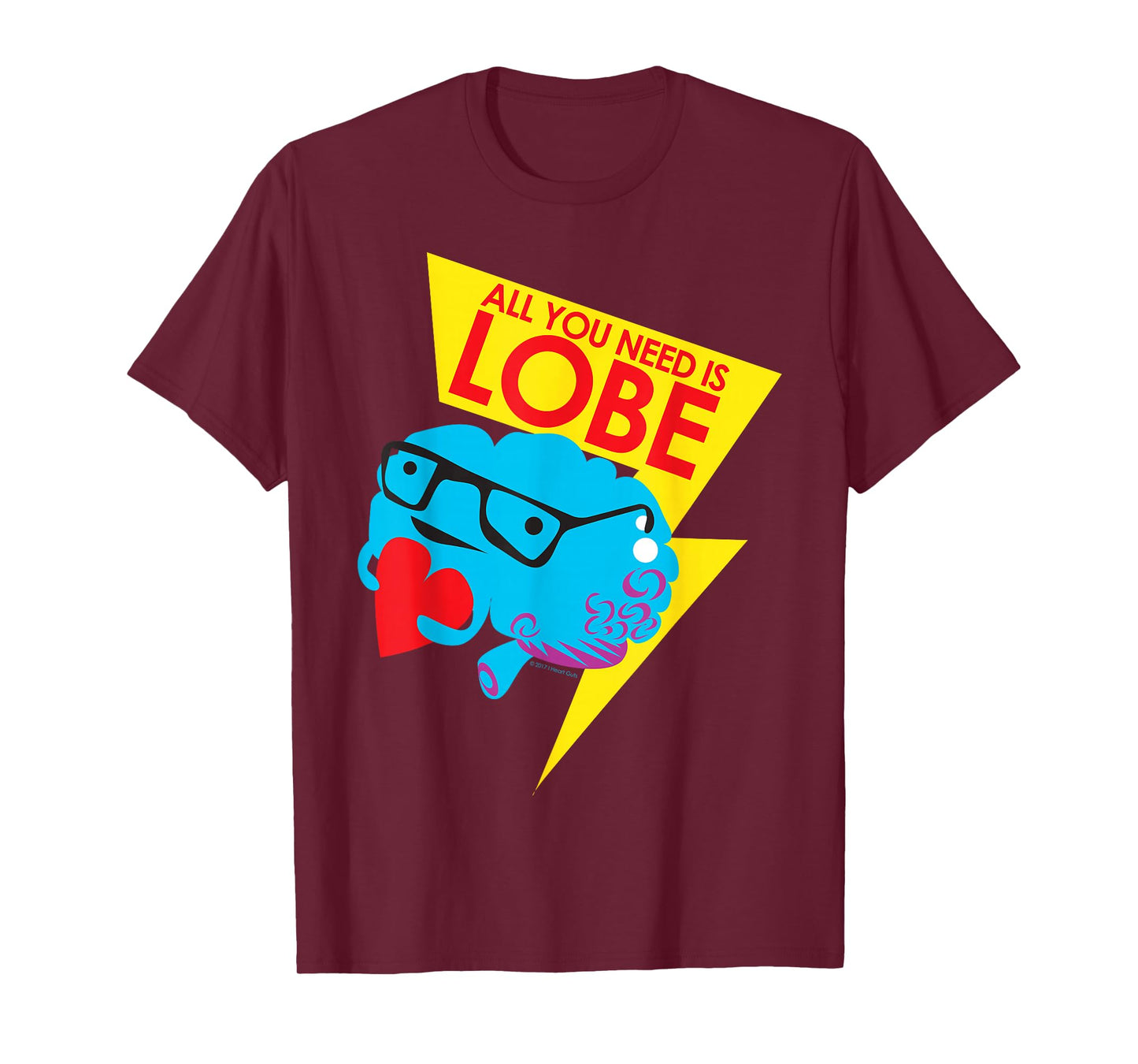 Cute Brain Shirt - Funny Brain Neuroscience Nerdy Humor T-Shirt