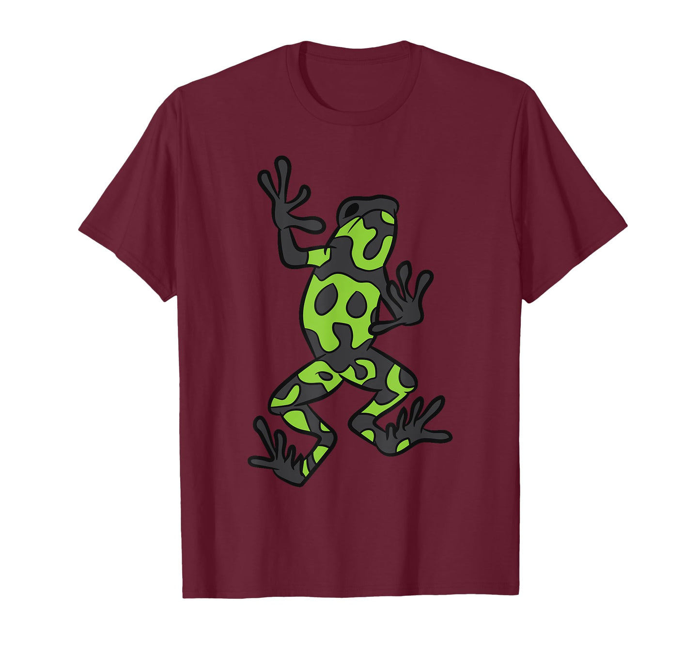 Green And Black Poison Arrow Frog Green Poison Dart Frog T-Shirt